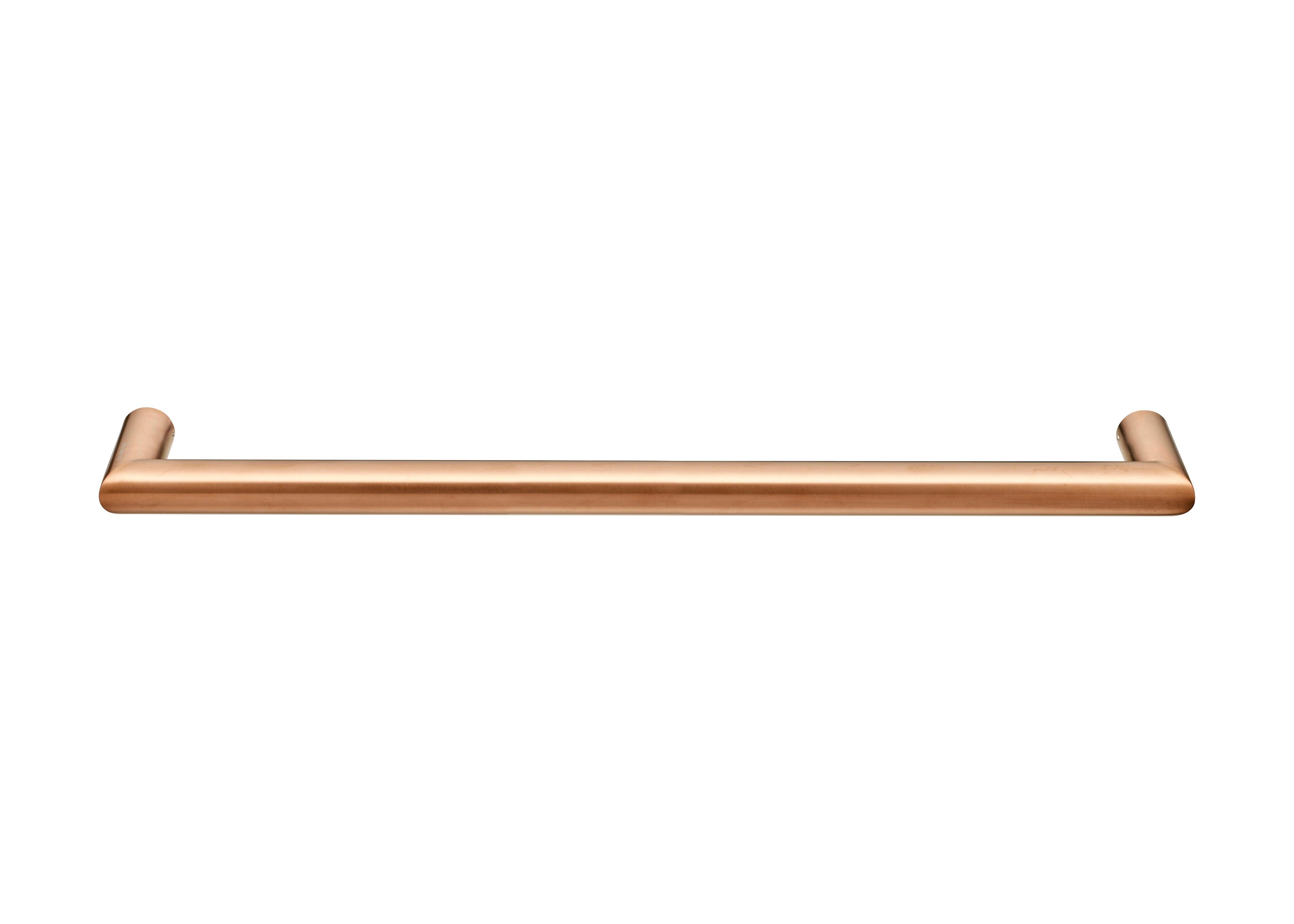 COLDBUSTER HORIZONTAL ROUND HEATED SINGLE TOWEL RAIL BRUSHED COPPER (AVAILABLE IN 450MM, 632MM AND 832MM)