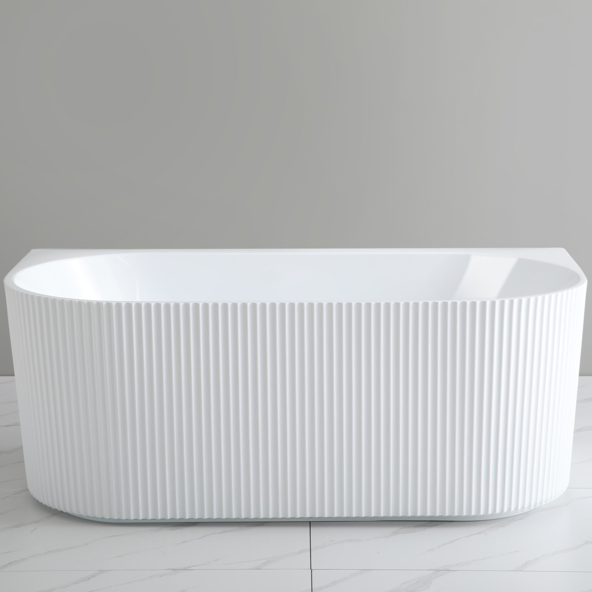 CETO BARI FREESTANDING BATHTUB GLOSS WHITE (AVAILABLE IN 1500MM AND 1700MM)