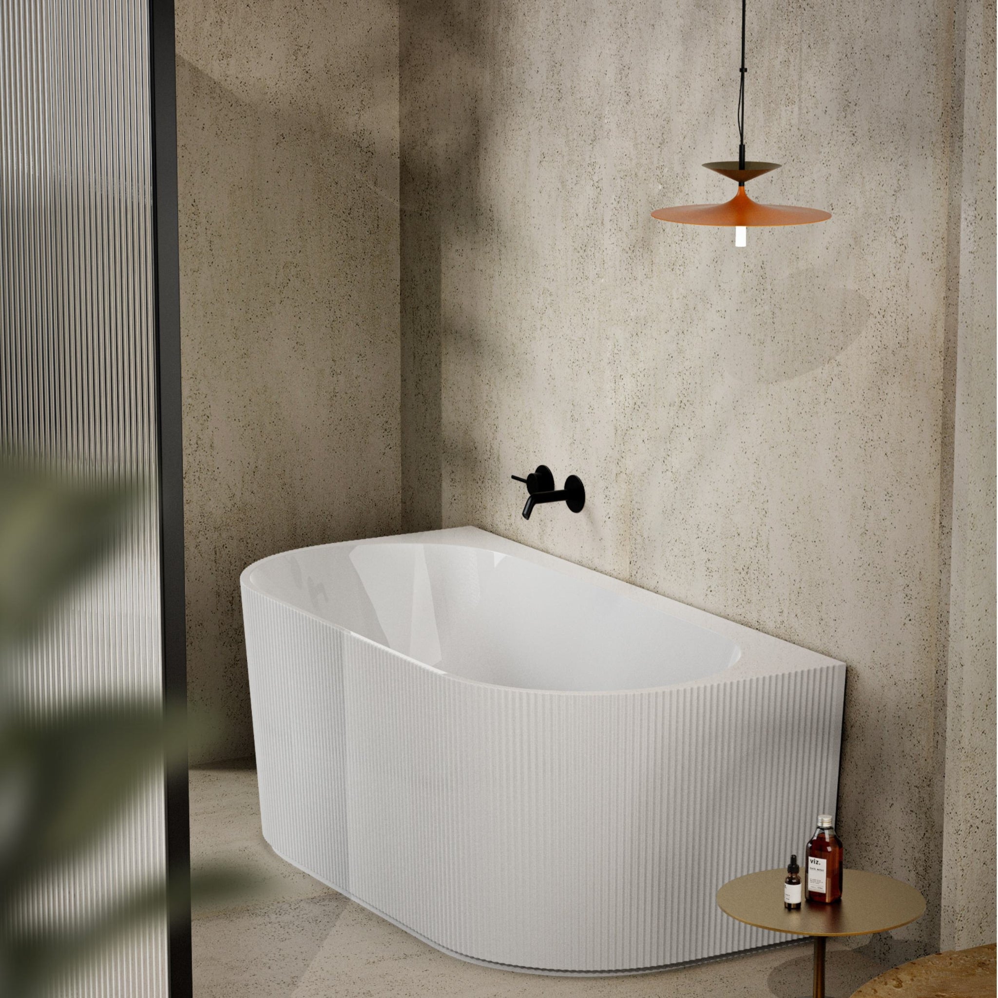 CETO BARI FREESTANDING BATHTUB GLOSS WHITE (AVAILABLE IN 1500MM AND 1700MM)