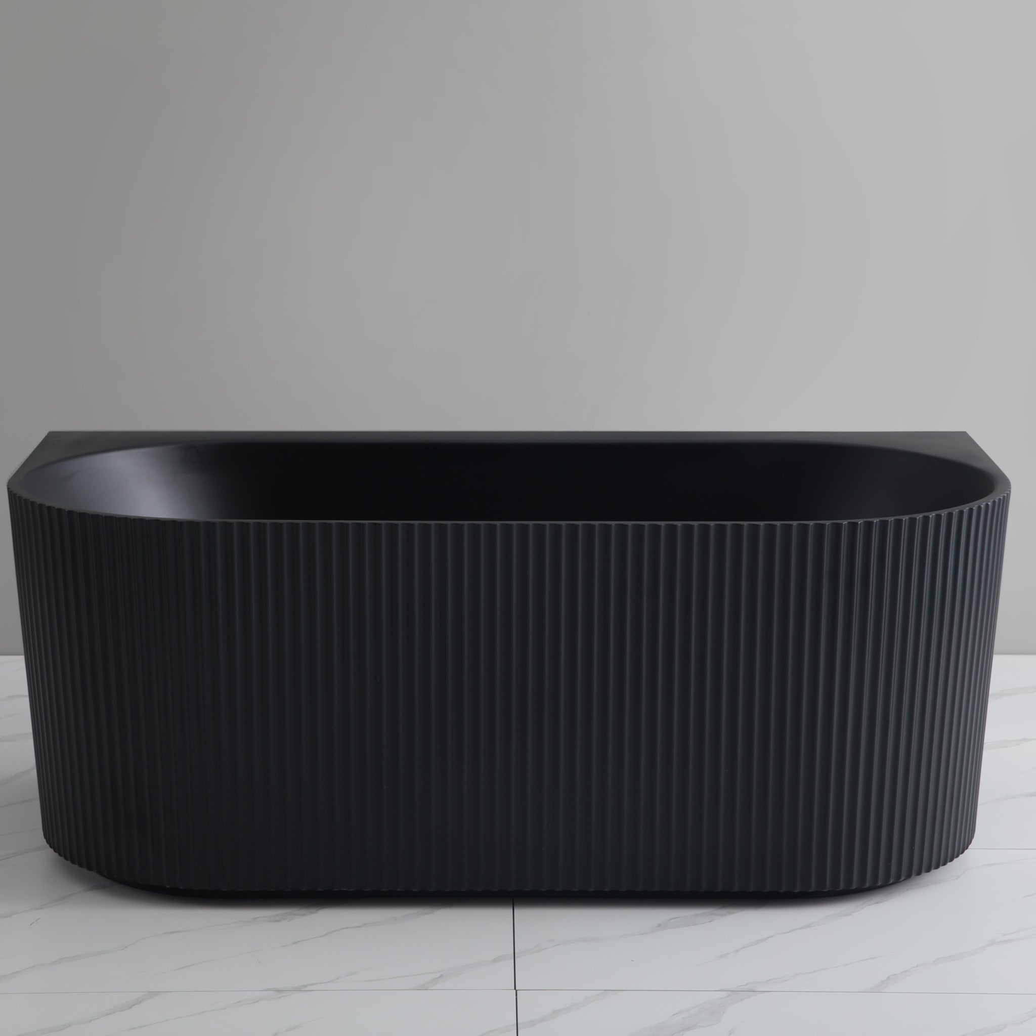 CETO BARI FREESTANDING BATHTUB MATTE BLACK (AVAILABLE IN 1500MM AND 1700MM)