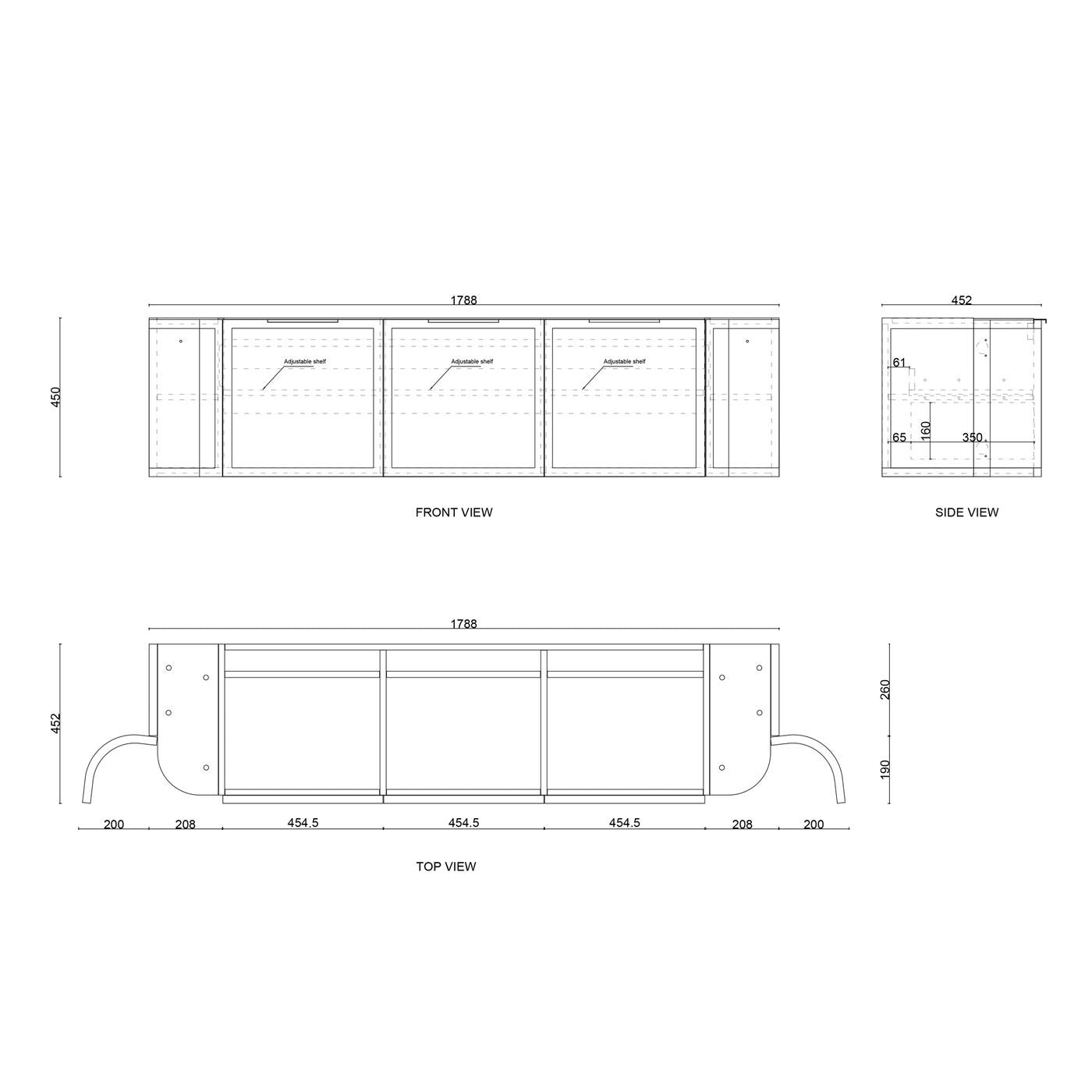 OTTI HAMPSHIRE SATIN WHITE 1800MM CURVE DOUBLE BOWL WALL HUNG VANITY