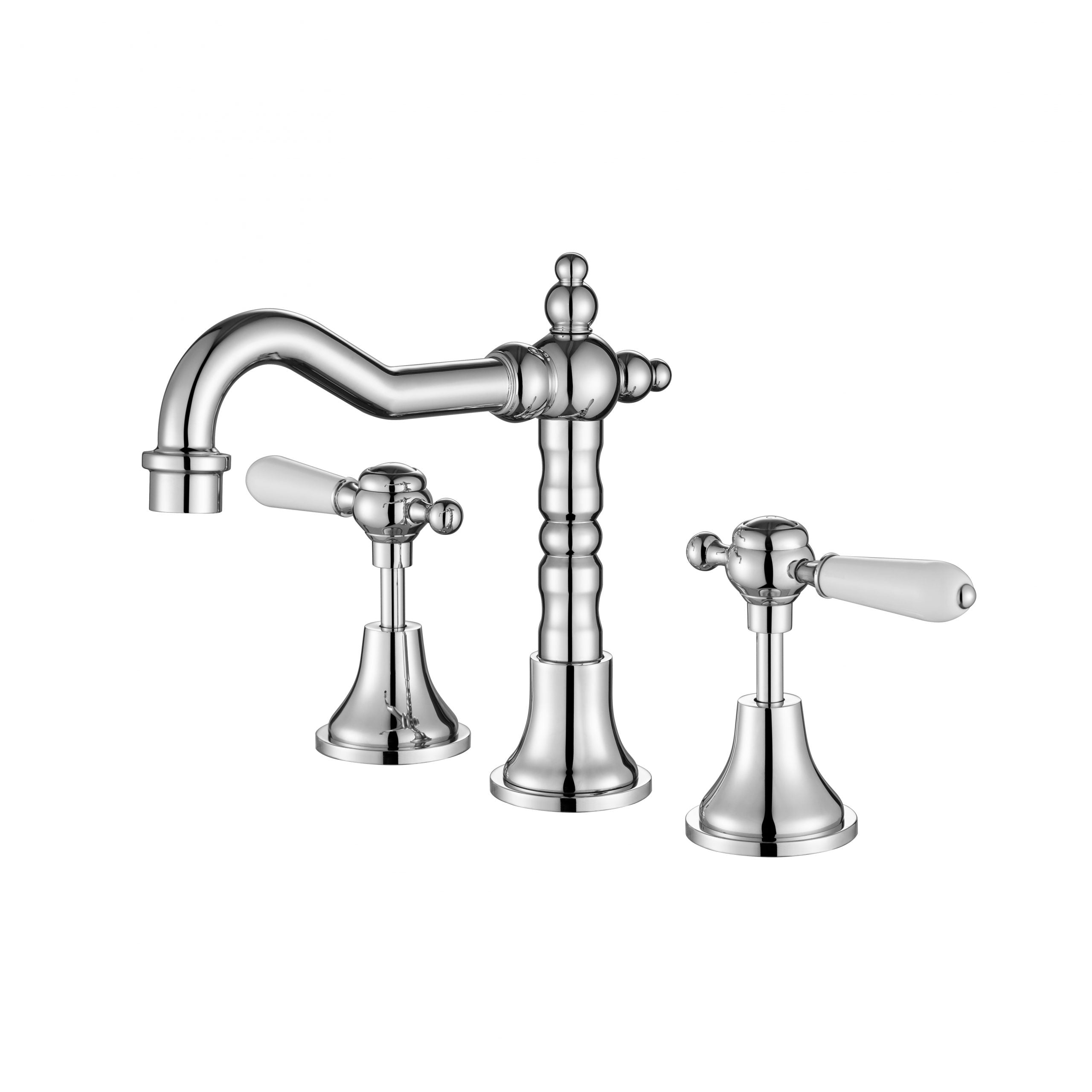 MODERN NATIONAL BORDEAUX THREE PIECE BASIN SET ⁠⁠242MM CHROME