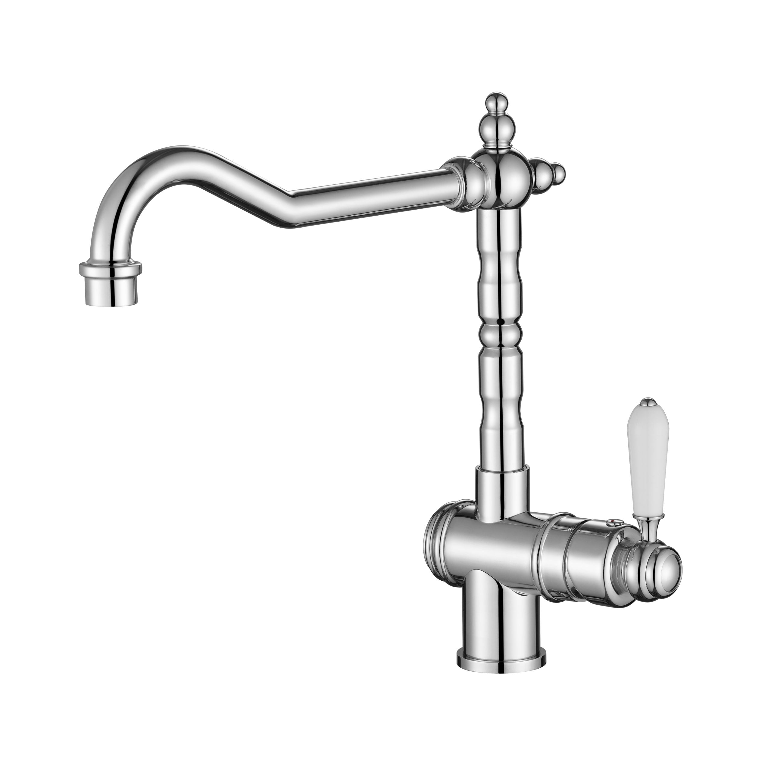 MODERN NATIONAL BORDEAUX KITCHEN MIXER ⁠⁠292MM CHROME