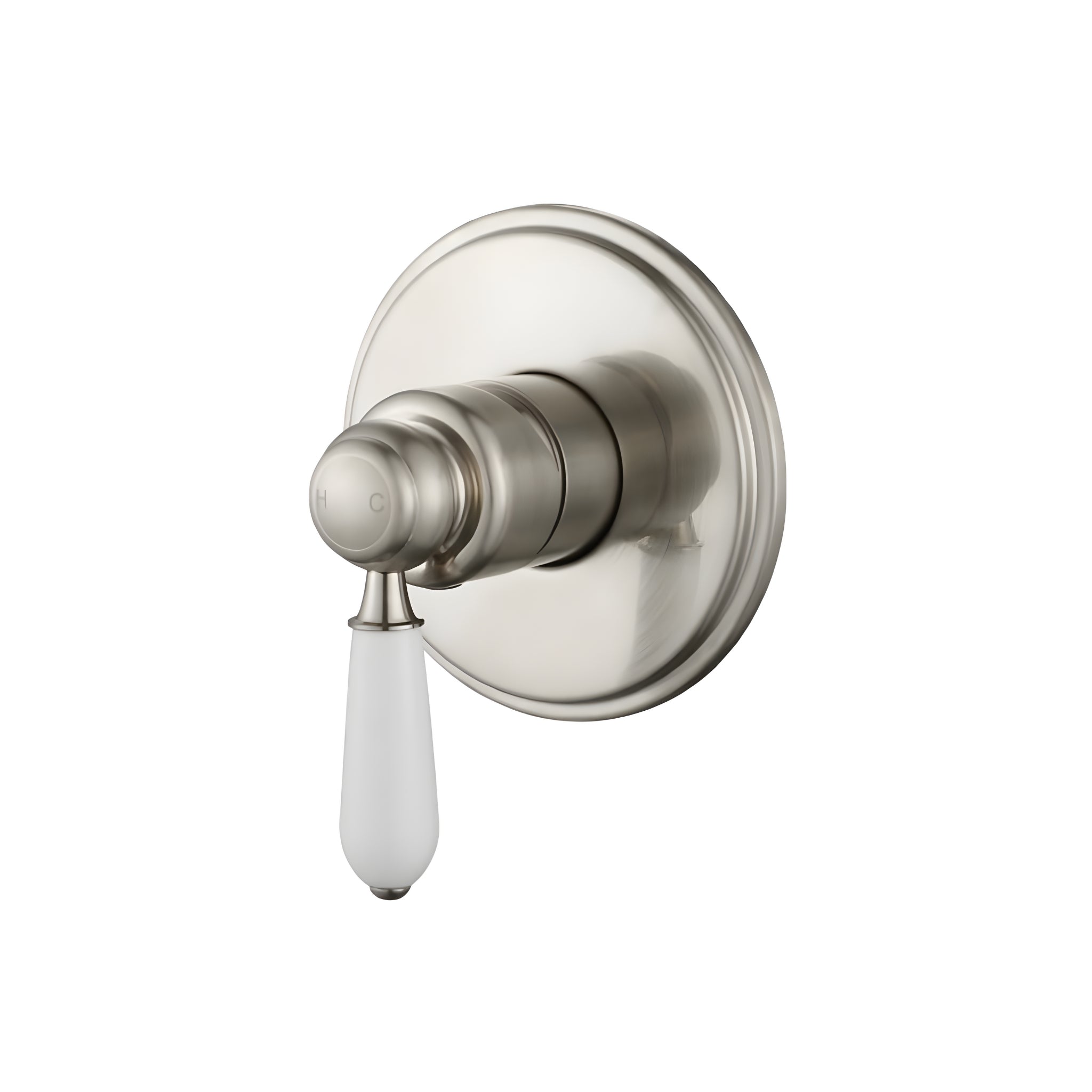 MODERN NATIONAL BORDEAUX SHOWER MIXER ⁠⁠115MM BRUSHED NICKEL