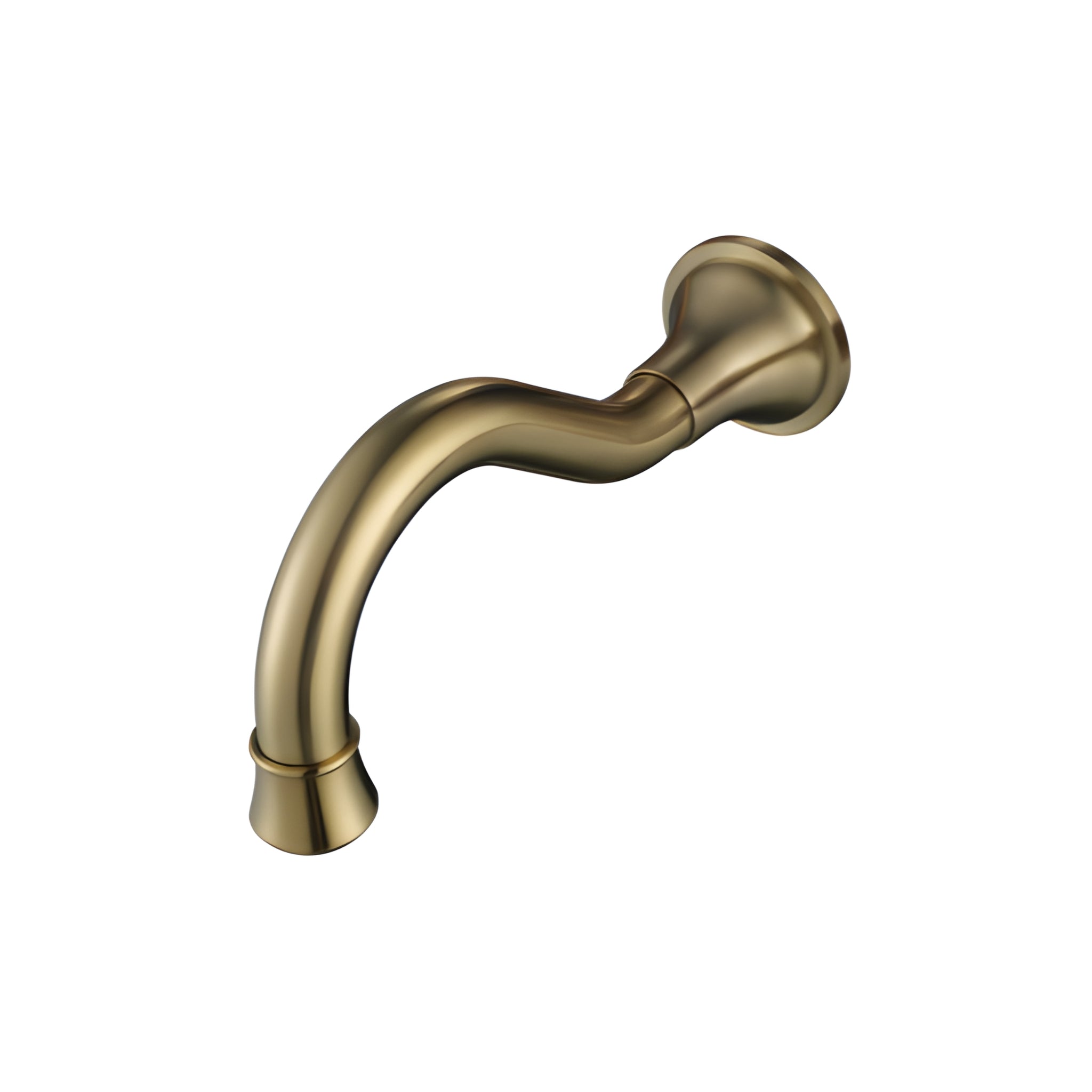 MODERN NATIONAL BORDEAUX BATH SPOUT 200MM BRUSHED BRONZE