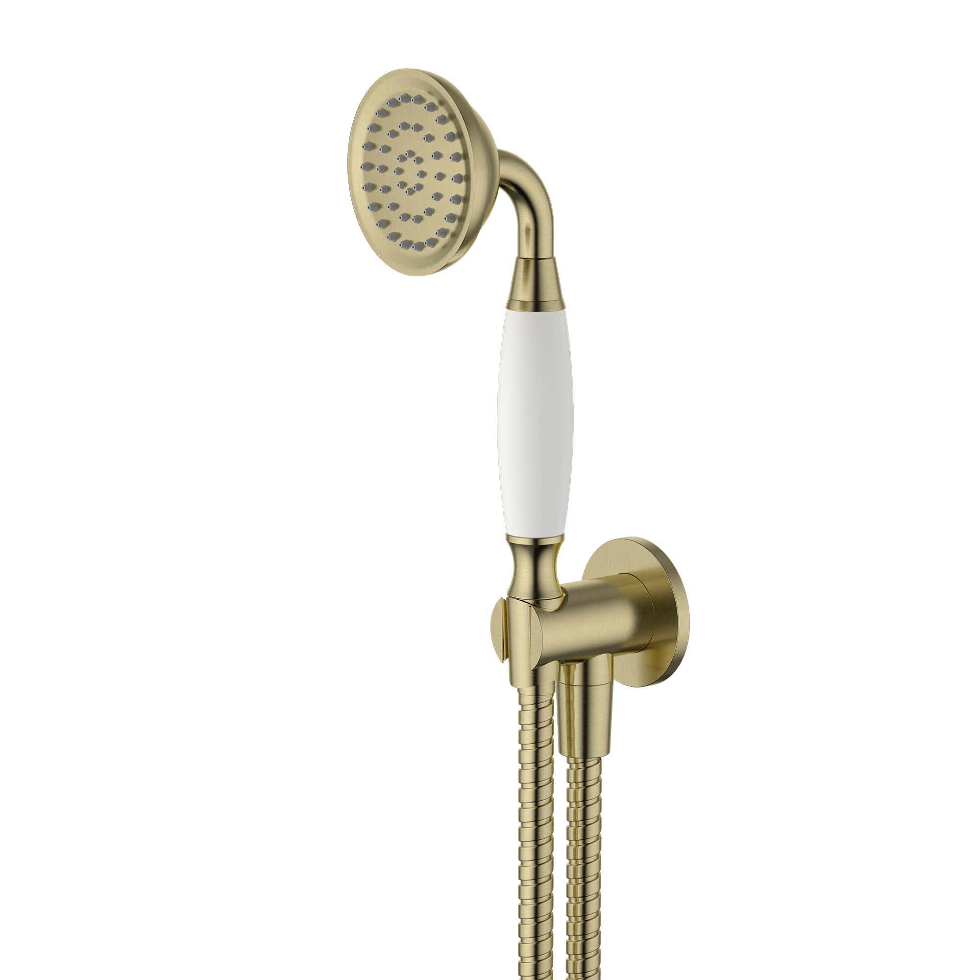 MODERN NATIONAL BORDEAUX HAND SHOWER ON BRACKET 224MM BRUSHED BRONZE