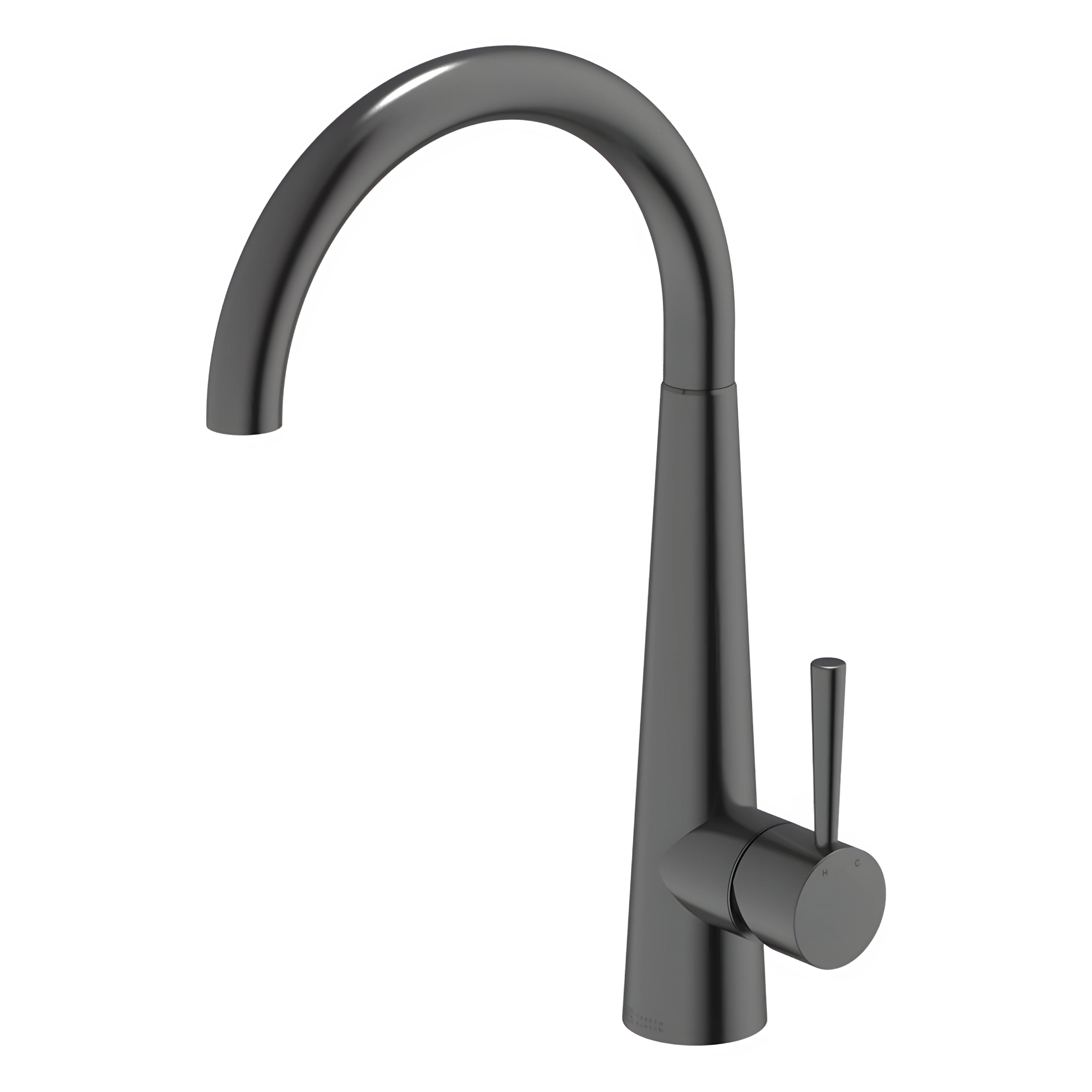 GARETH ASHTON 304 GRADE GOOSENECK BAR SINK MIXER BLACK PEARL