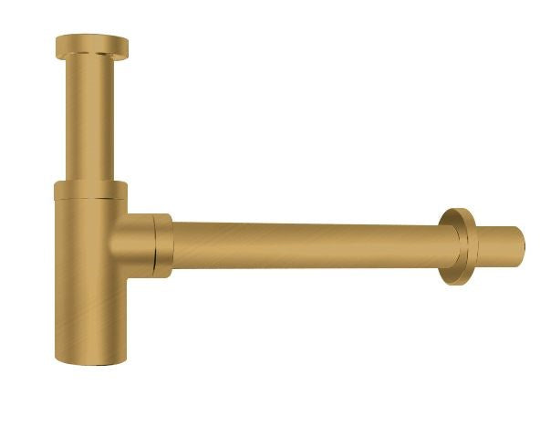 AQUAPERLA BOTTLE TRAP 133MM BRUSHED BRASS