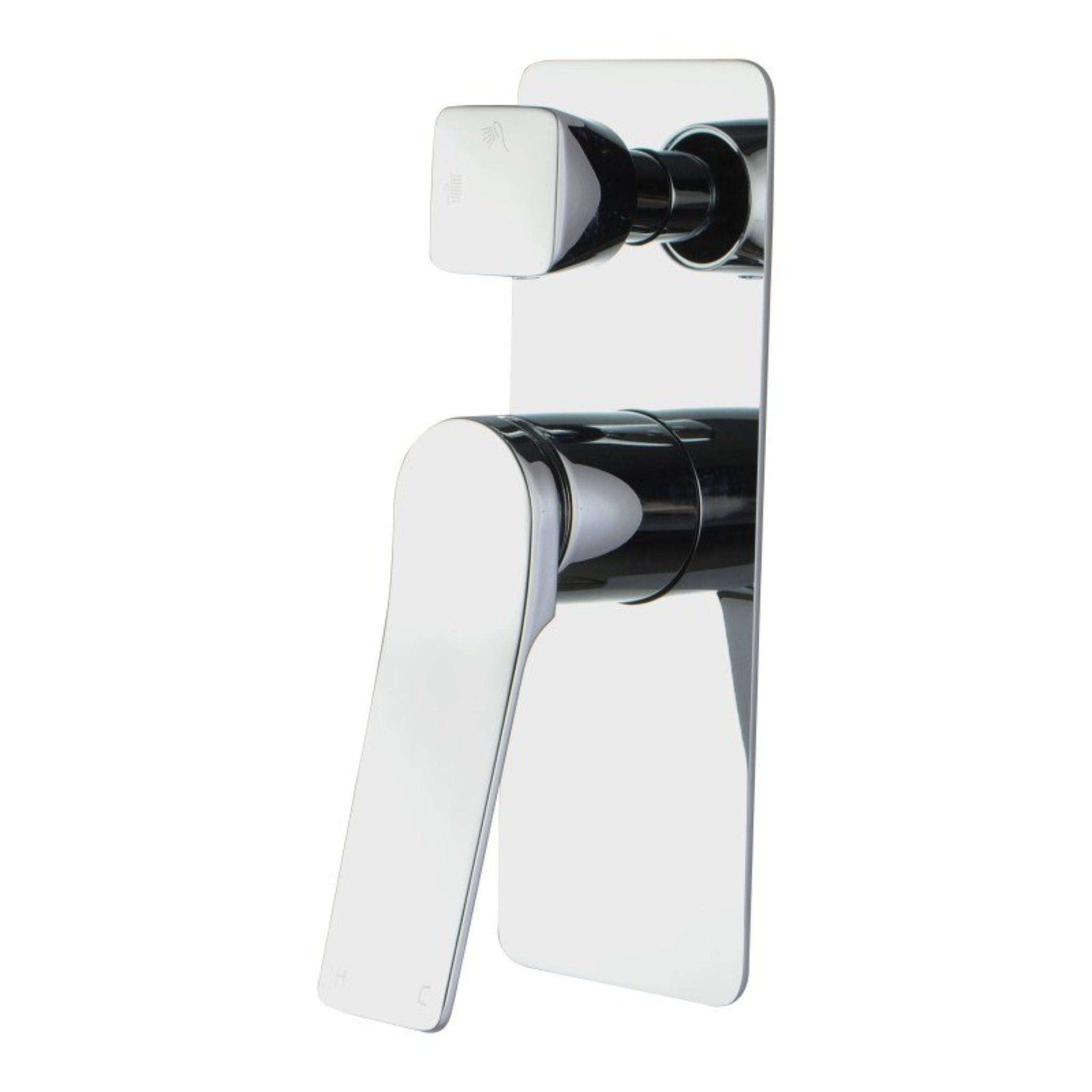 AQUAPERLA RUSHY WALL MIXER WITH DIVERTER 205MM CHROME