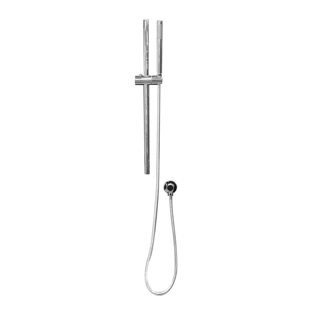 AQUAPERLA SHOWER ON RAIL WITH HAND HELD SHOWER CHROME