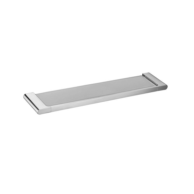 AQUAPERLA VOG GLASS SHELF 550MM CHROME