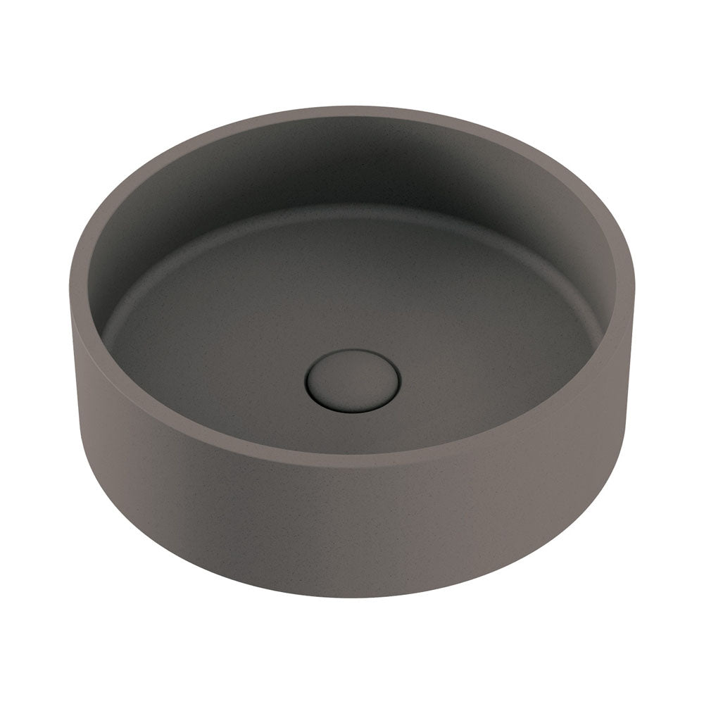 FIENZA JADA CONCRETE ABOVE COUNTER BASIN WARM GREY 390MM