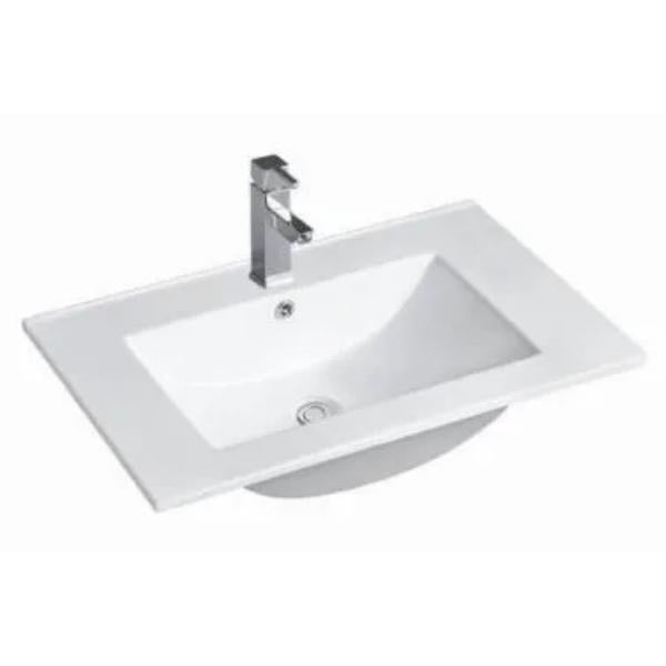 INFINITY SERSI MATTE WHITE 600MM SINGLE BOWL WALL HUNG VANITY