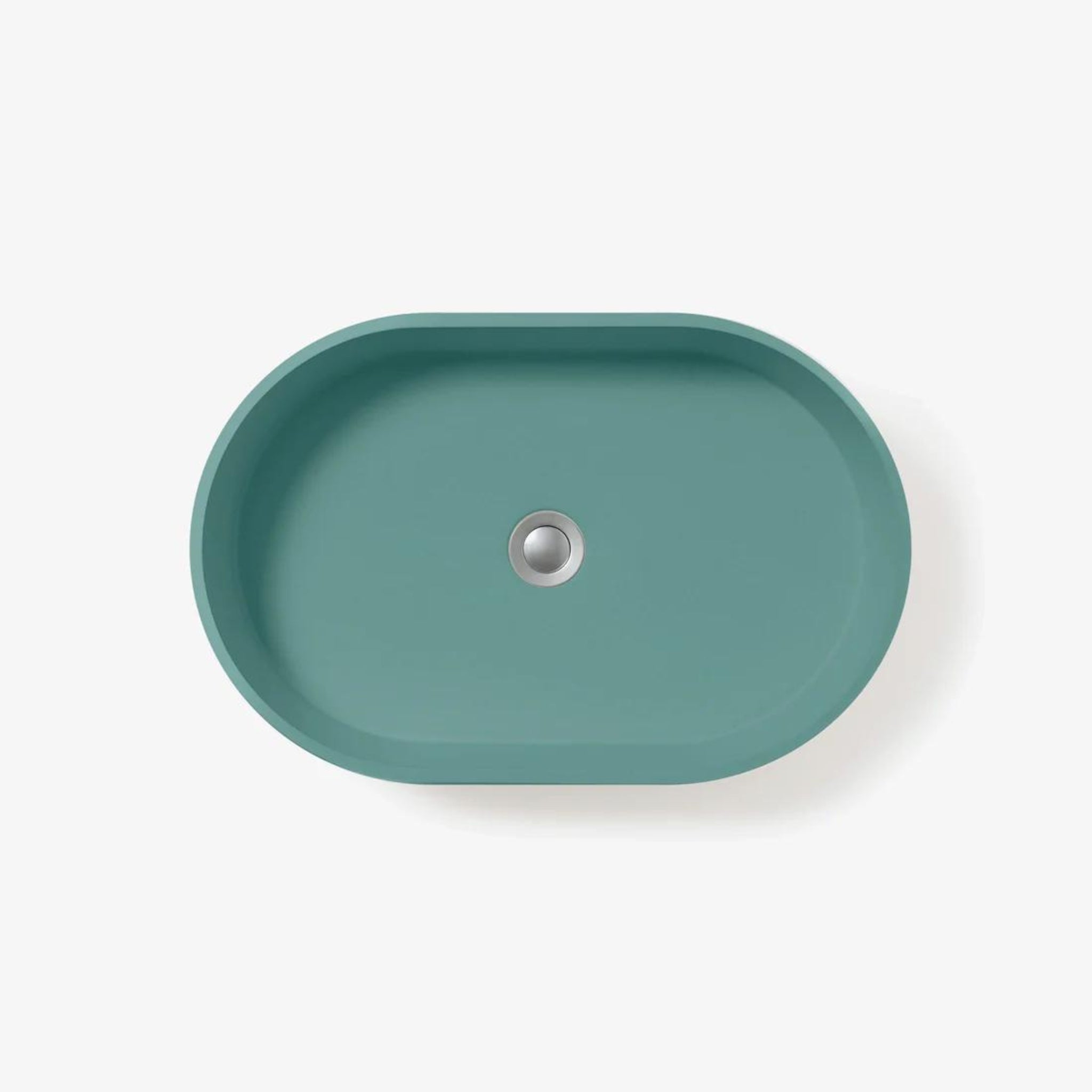 CONCRETE STUDIO BILYA ABOVE COUNTER BASIN AQUA 540MM