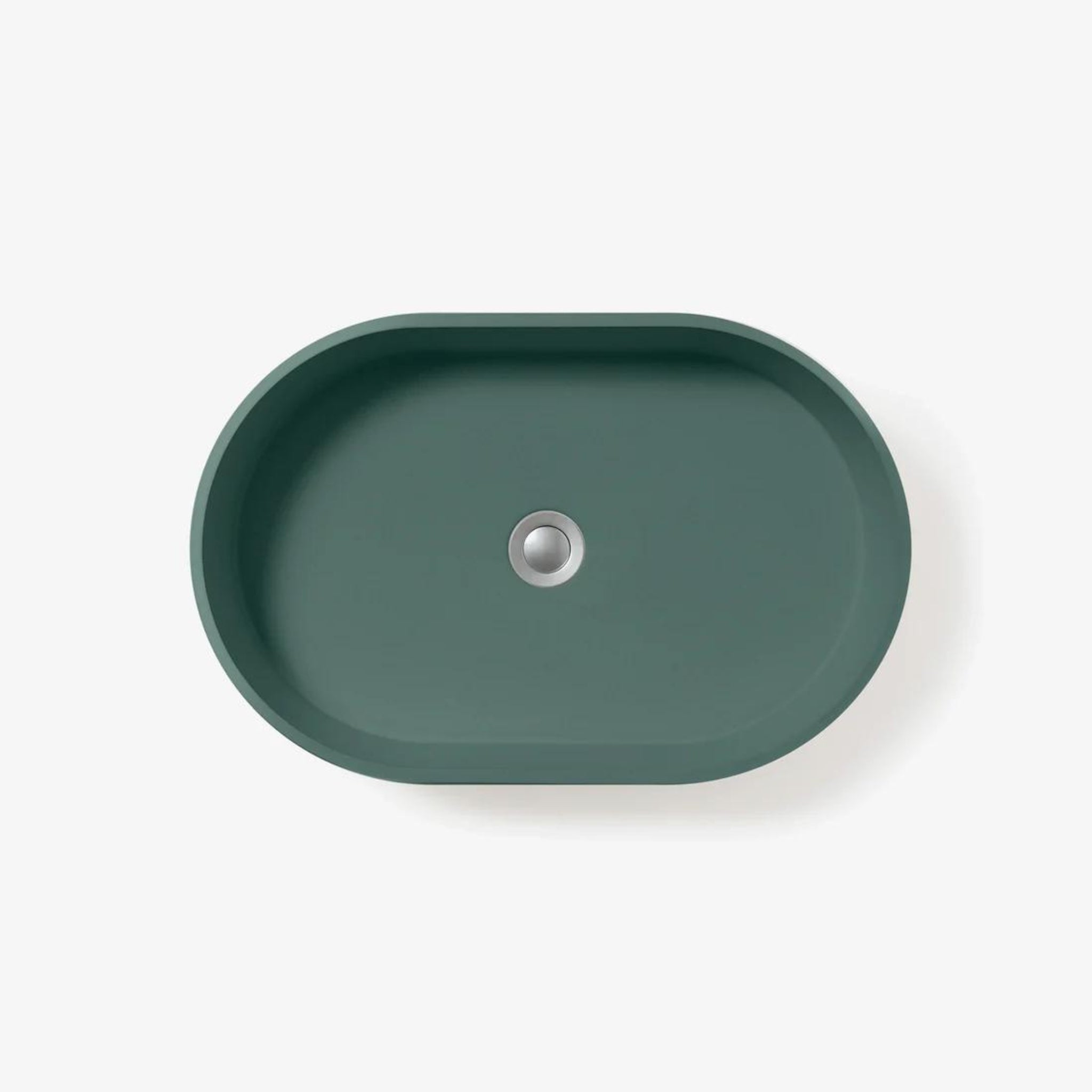 CONCRETE STUDIO BILYA ABOVE COUNTER HUNG BASIN TEAL 540MM