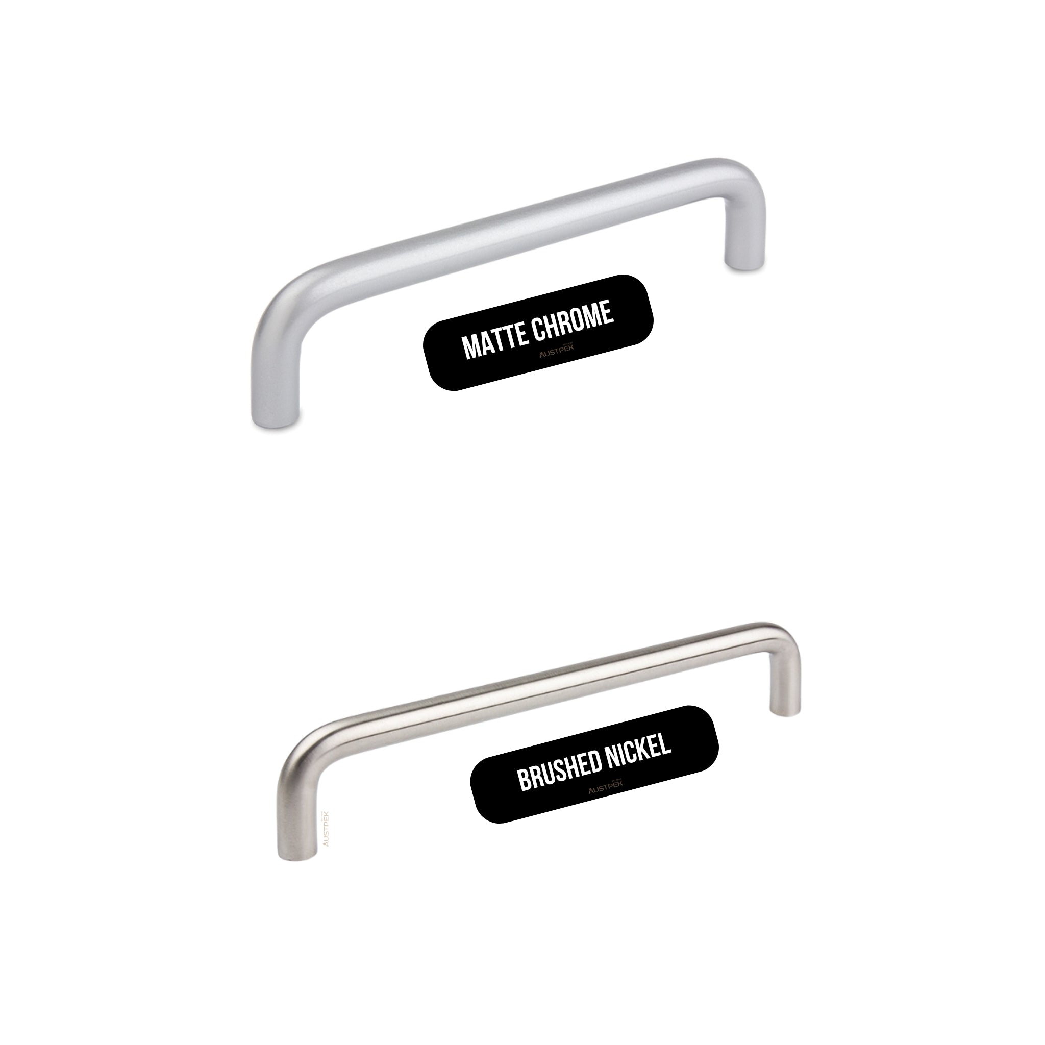 MODULR SQUARE HANDLE MATTE CHROME (AVAILABLE IN 96MM AND 128MM)