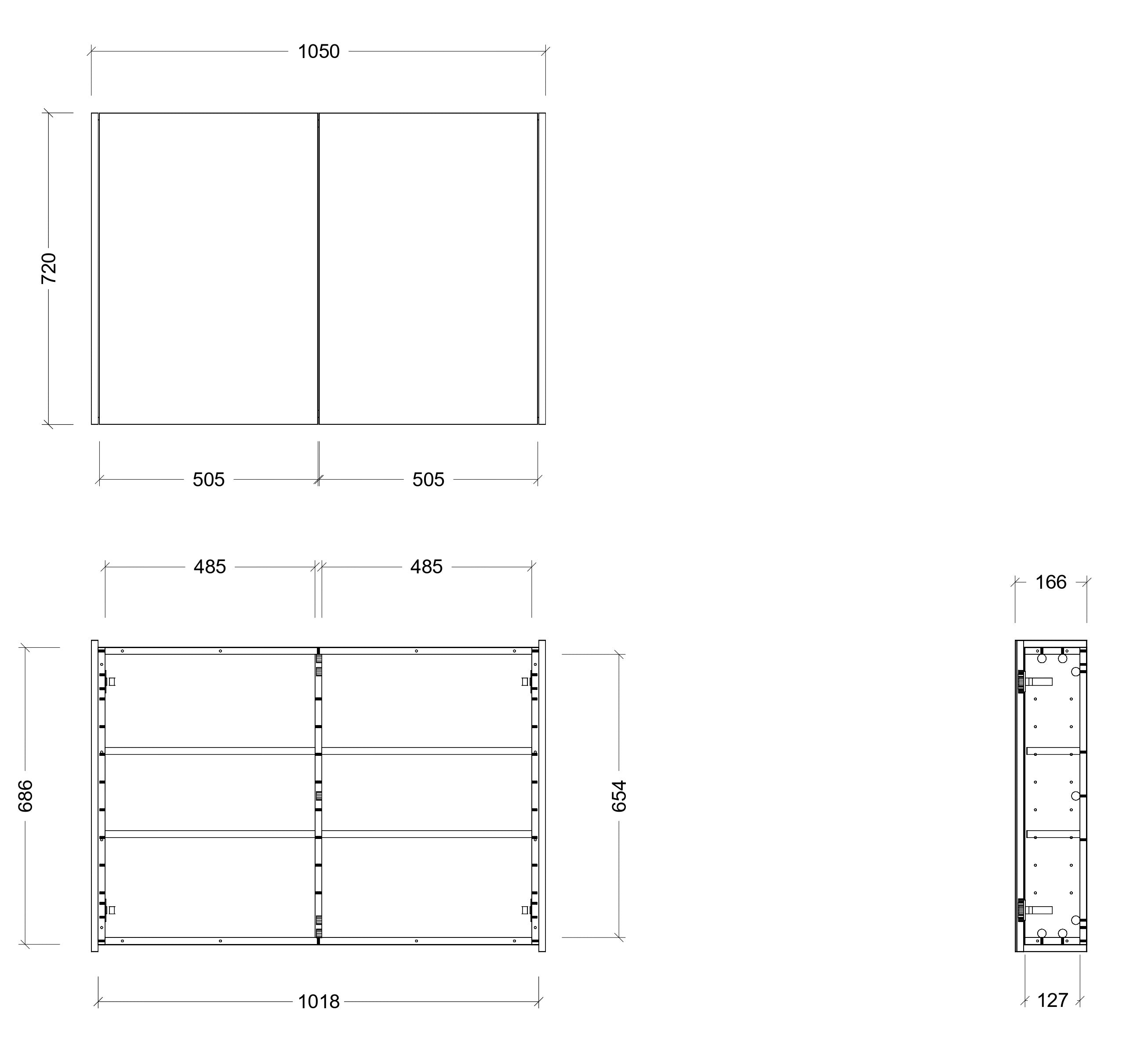 TIMBERLINE DENVER CUSTOM SHAVING CABINET (ALL SIZING)