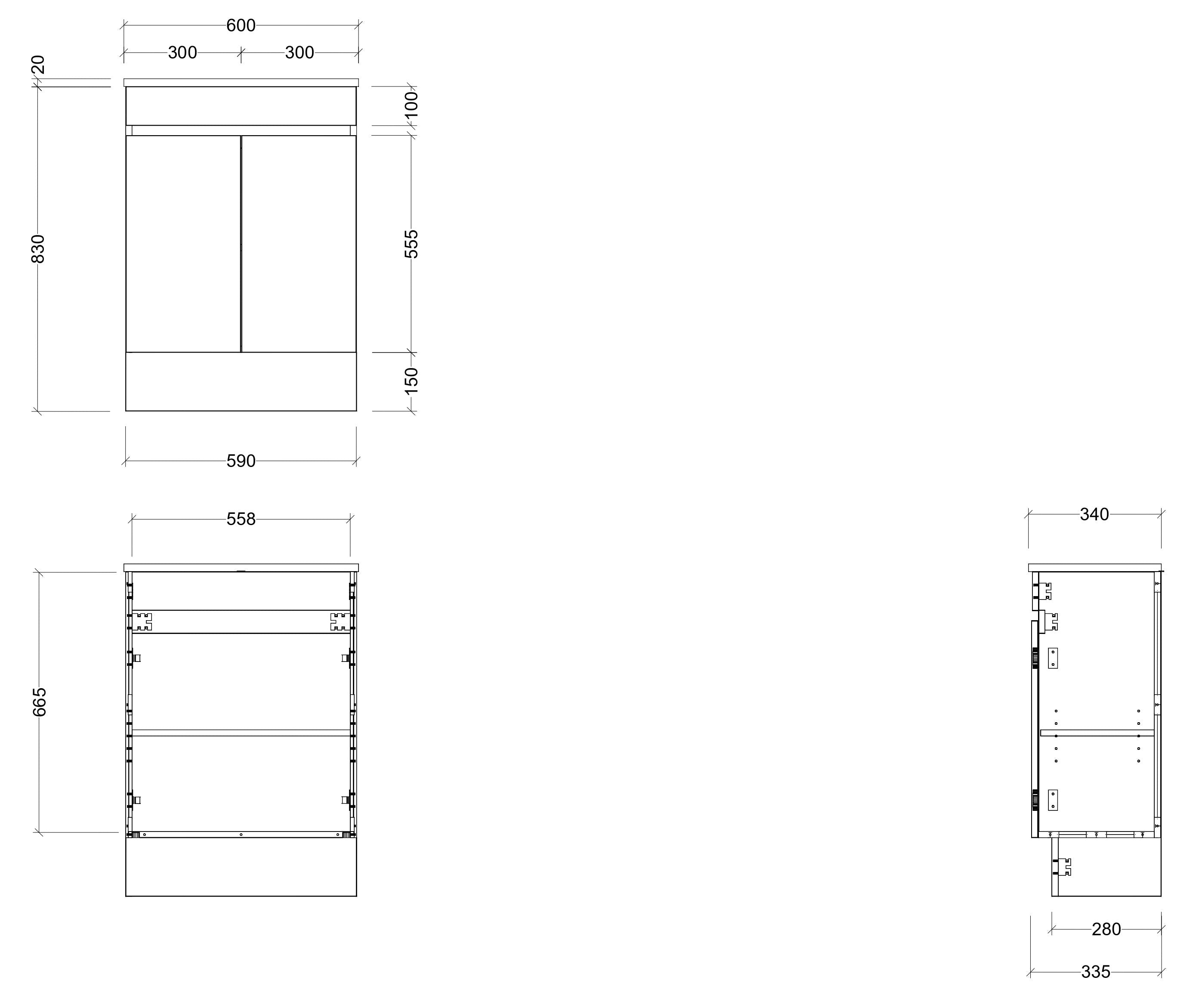 TIMBERLINE ENSUITE SPACE SAVING SINGLE BOWL CUSTOM FLOOR STANDING VANITY