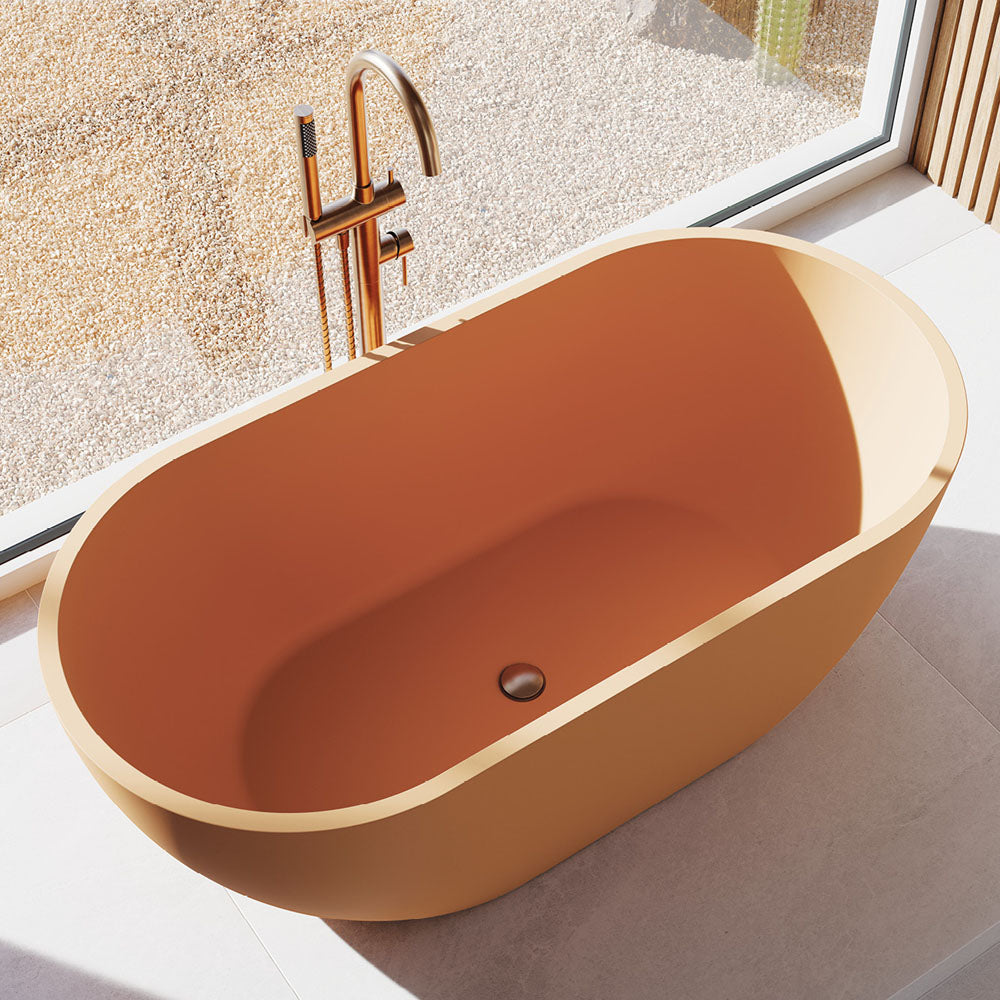 FIENZA JADA CONCRETE FREESTANDING BATHTUB TUSCAN 1500MM