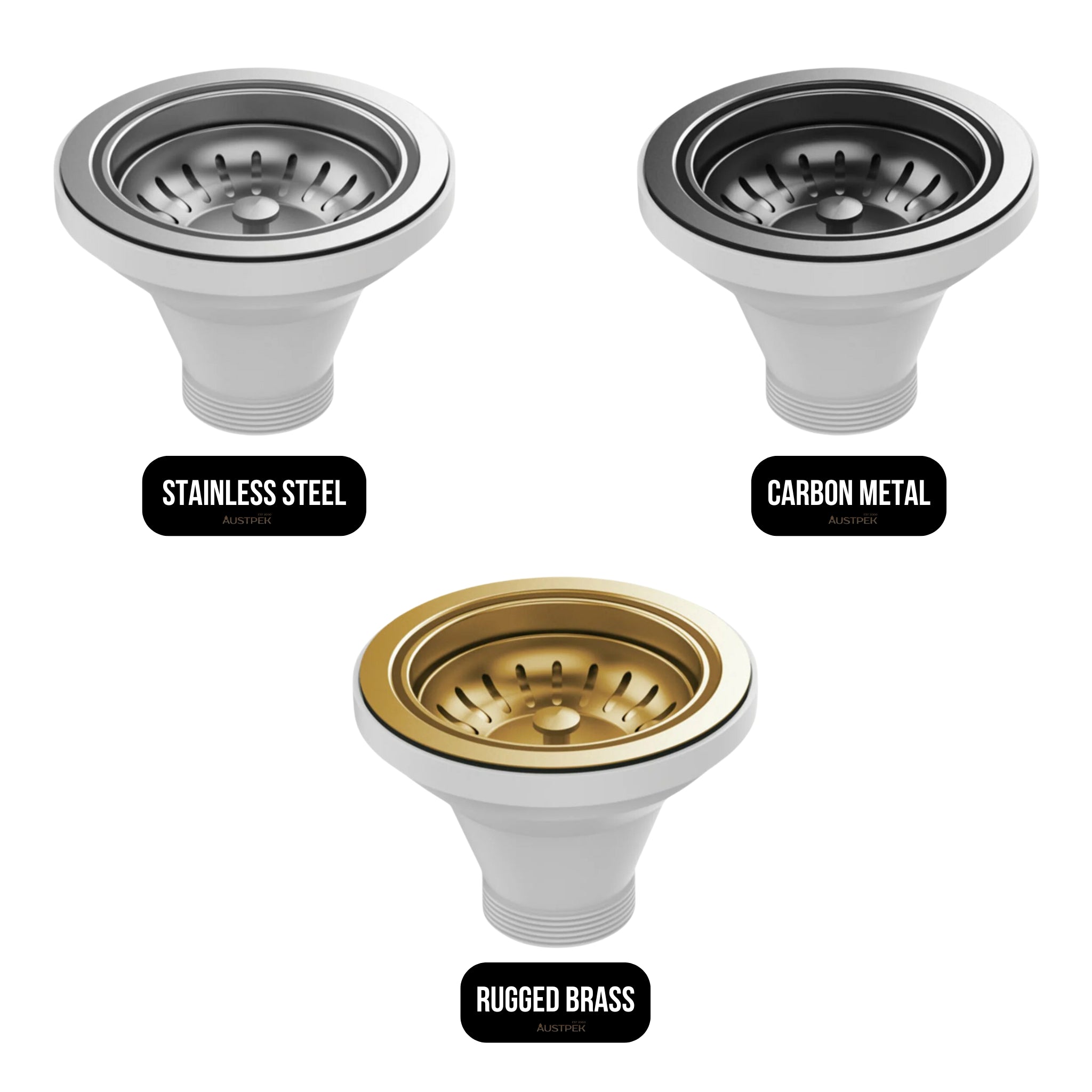 FIENZA HANA SINK BASKET WASTE 119MM STAINLESS STEEL