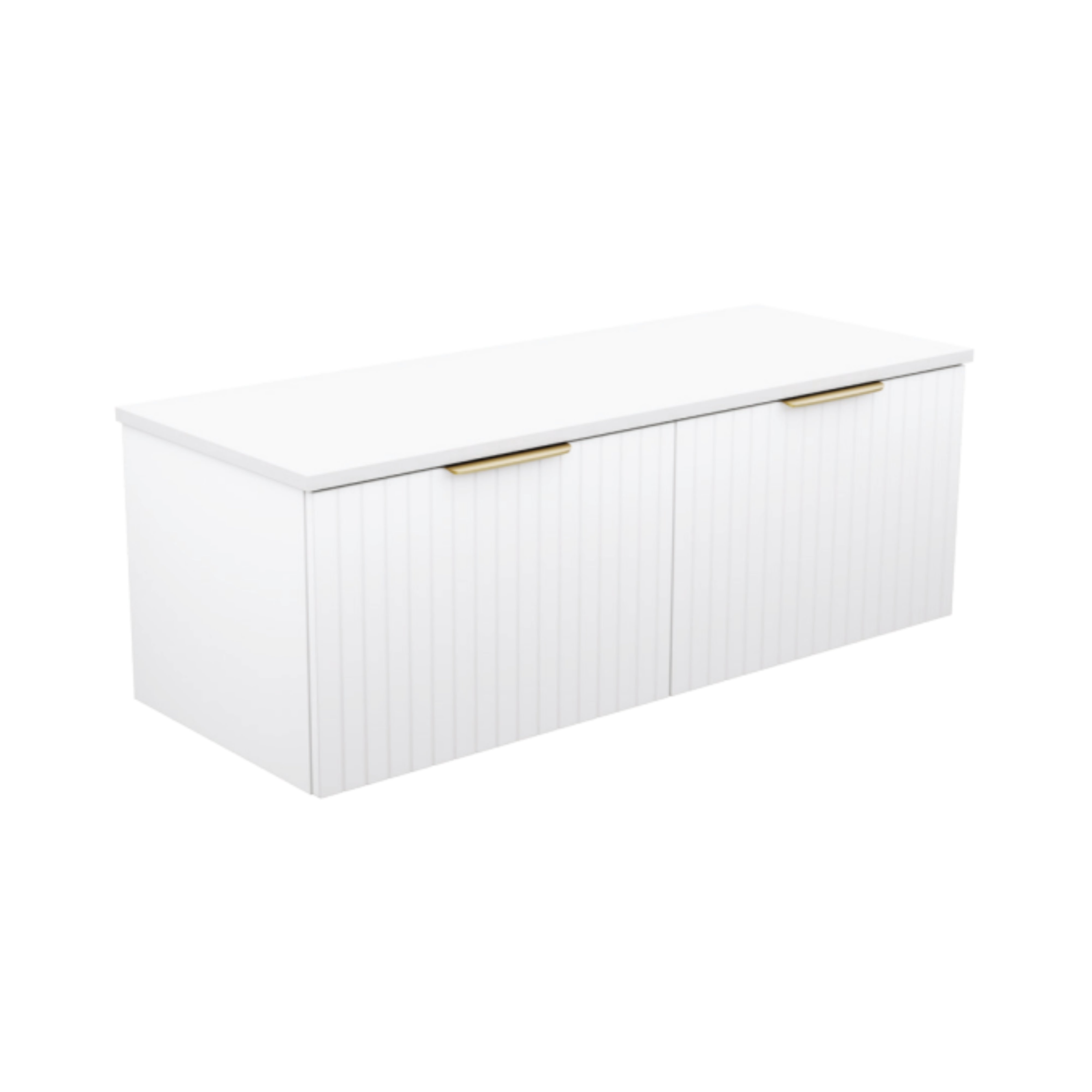 FIENZA BAYVIEW ULTRA WHITE MATTE 1200MM SINGLE BOWL WALL HUNG VANITY