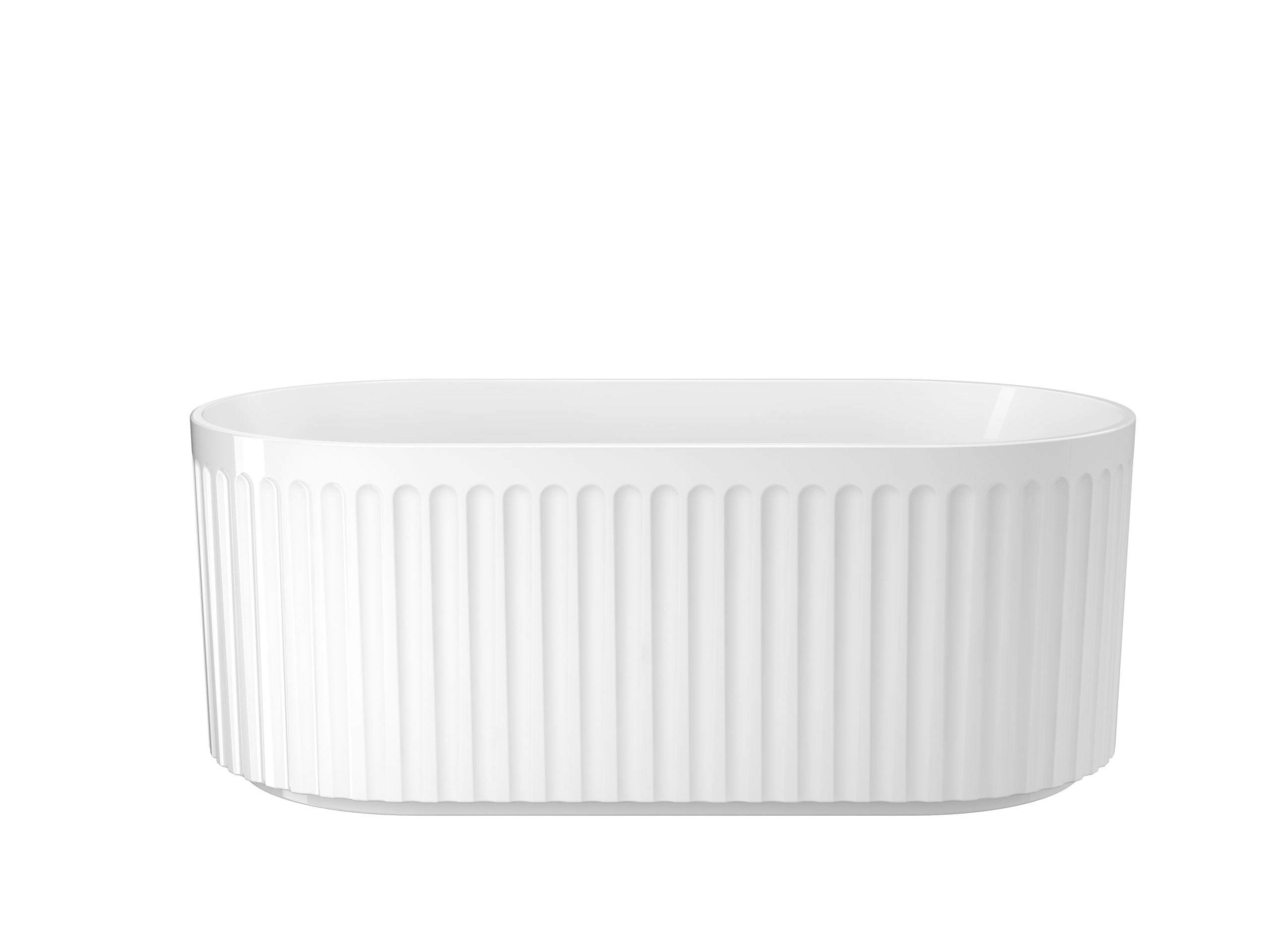 LINSOL GEORG FREESTANDING BATHTUB MATTE WHITE (AVAILABLE IN 1500MM AND 1700MM)