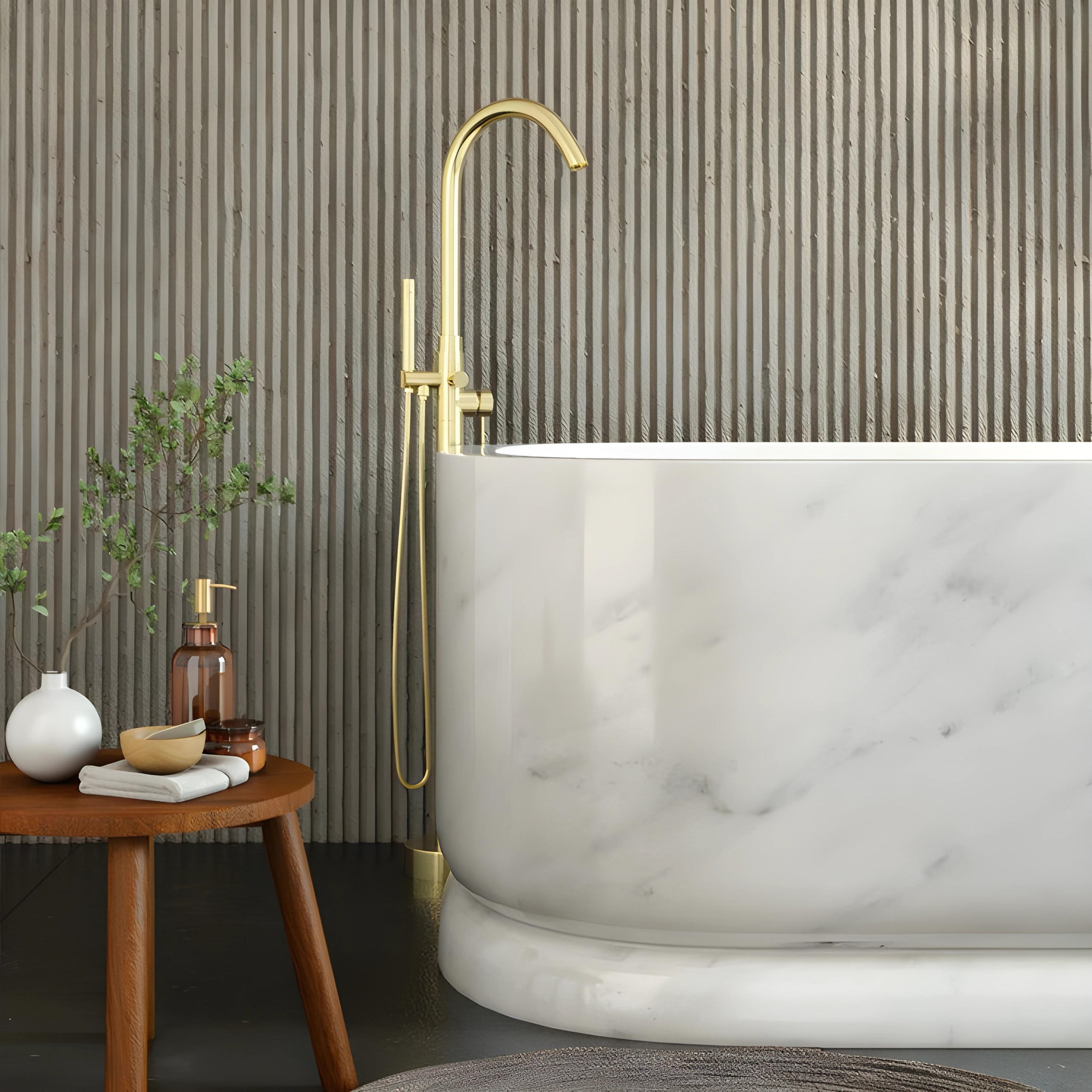 CARVUS HIRA CUSTOM MARBLE FREESTANDING BATHTUB (ALL SIZES)