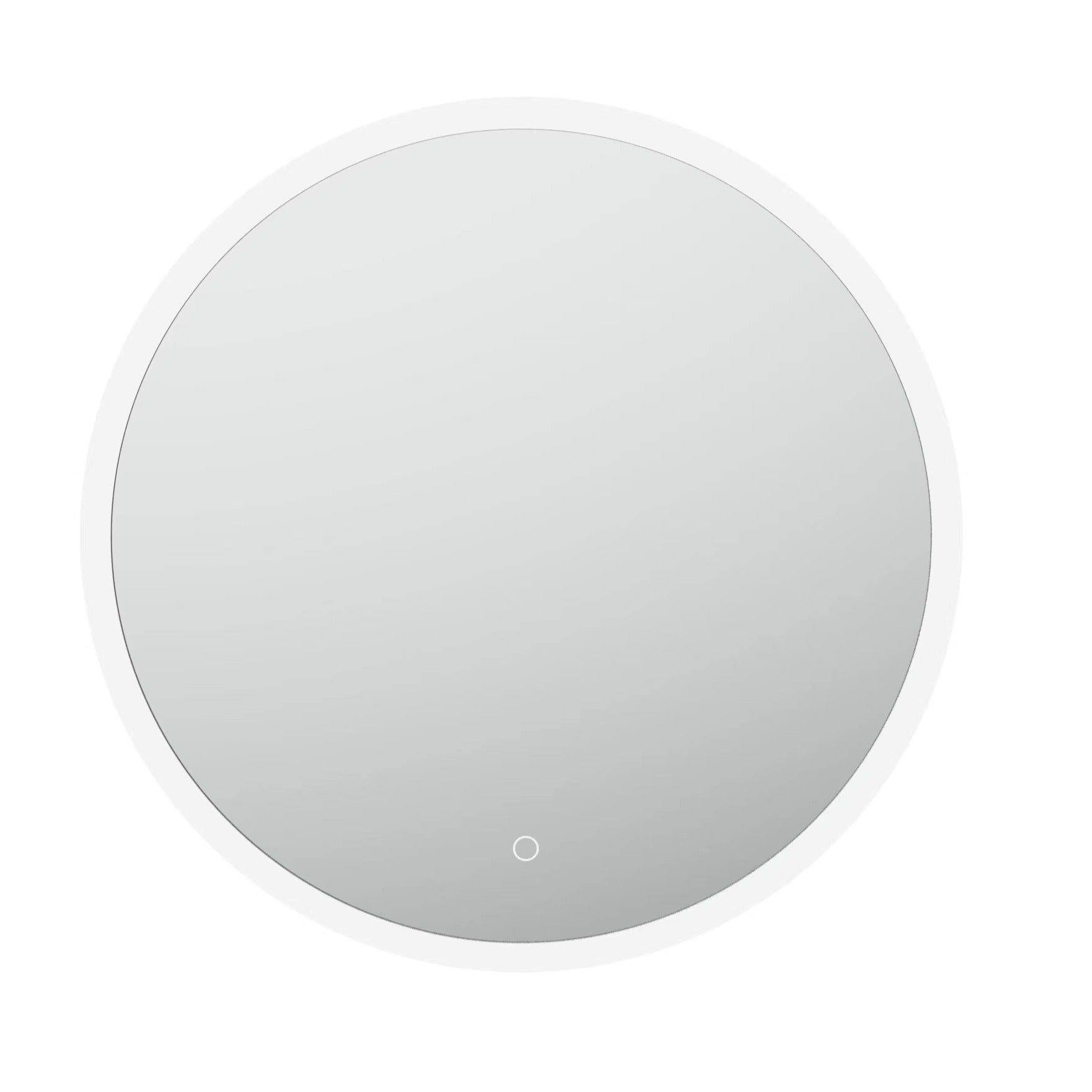 INFINITY HAMILTON FRAMELESS ROUND LED MIRROR TRIO COLOUR 600MM