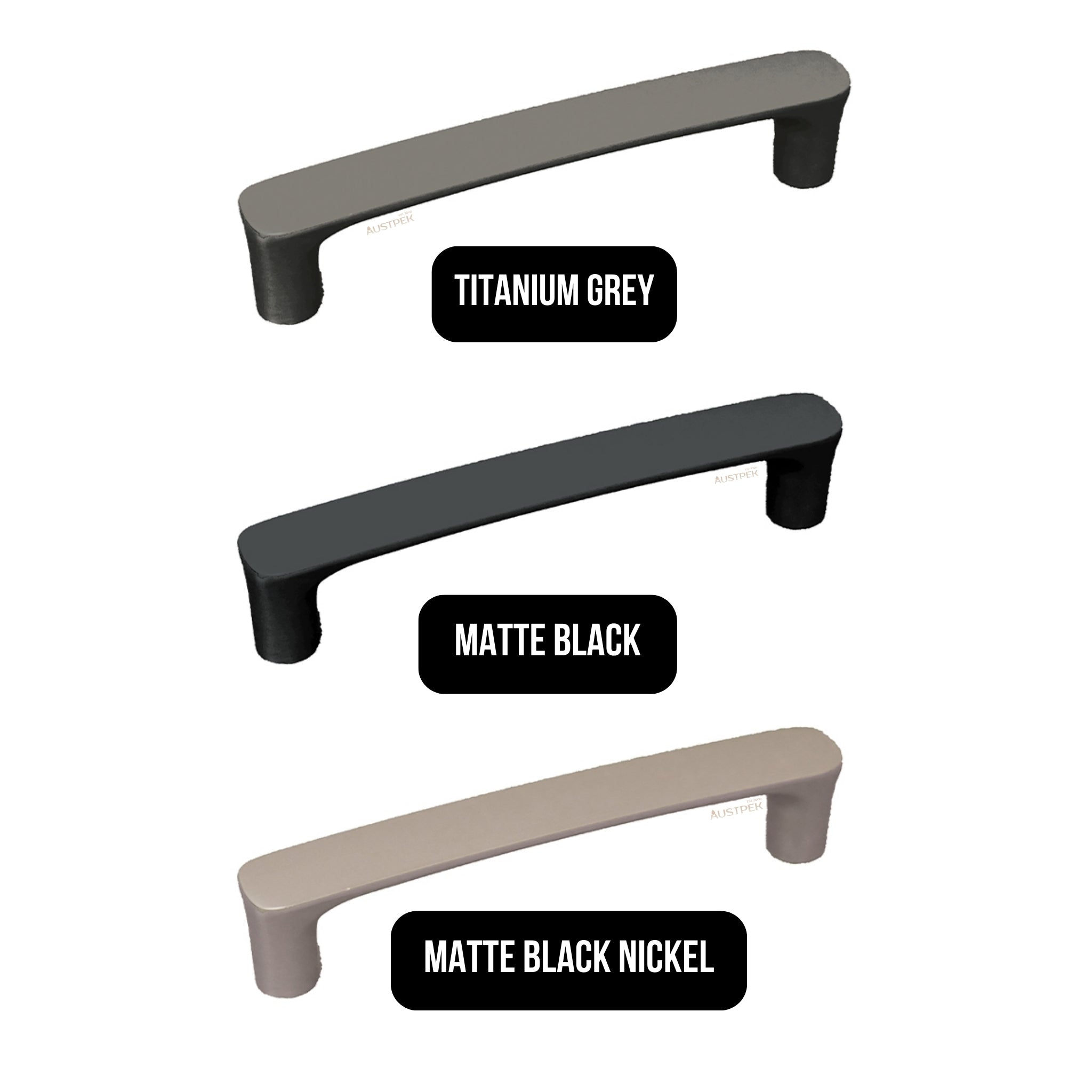 MODULR SQUARE HANDLE MATTE BLACK NICKEL (AVAILABLE IN 128MM, 192MM AND 320MM)