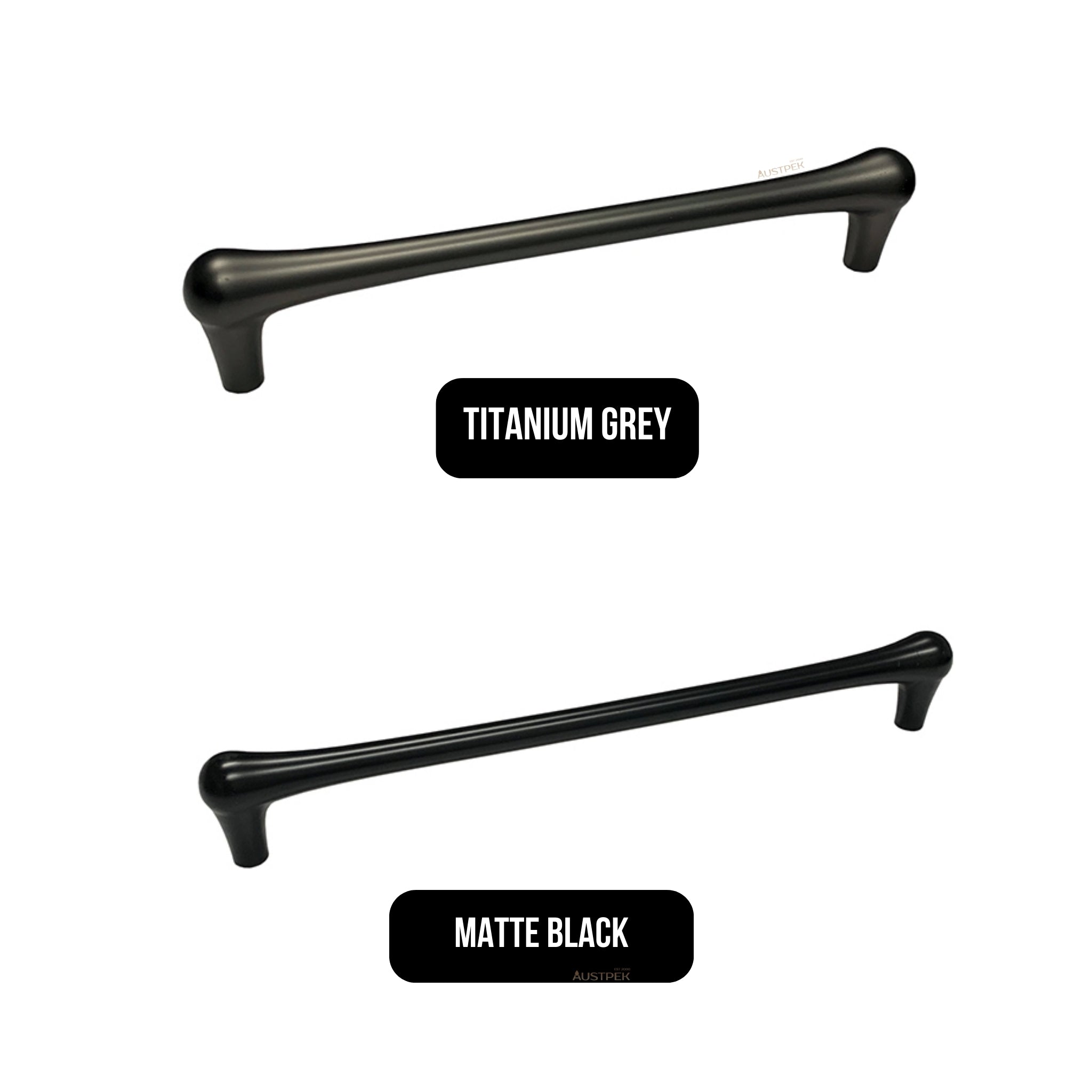 MODULR SQUARE HANDLE MATTE BLACK (AVAILABLE IN 128MM, 160MM, 224MM AND 320MM)