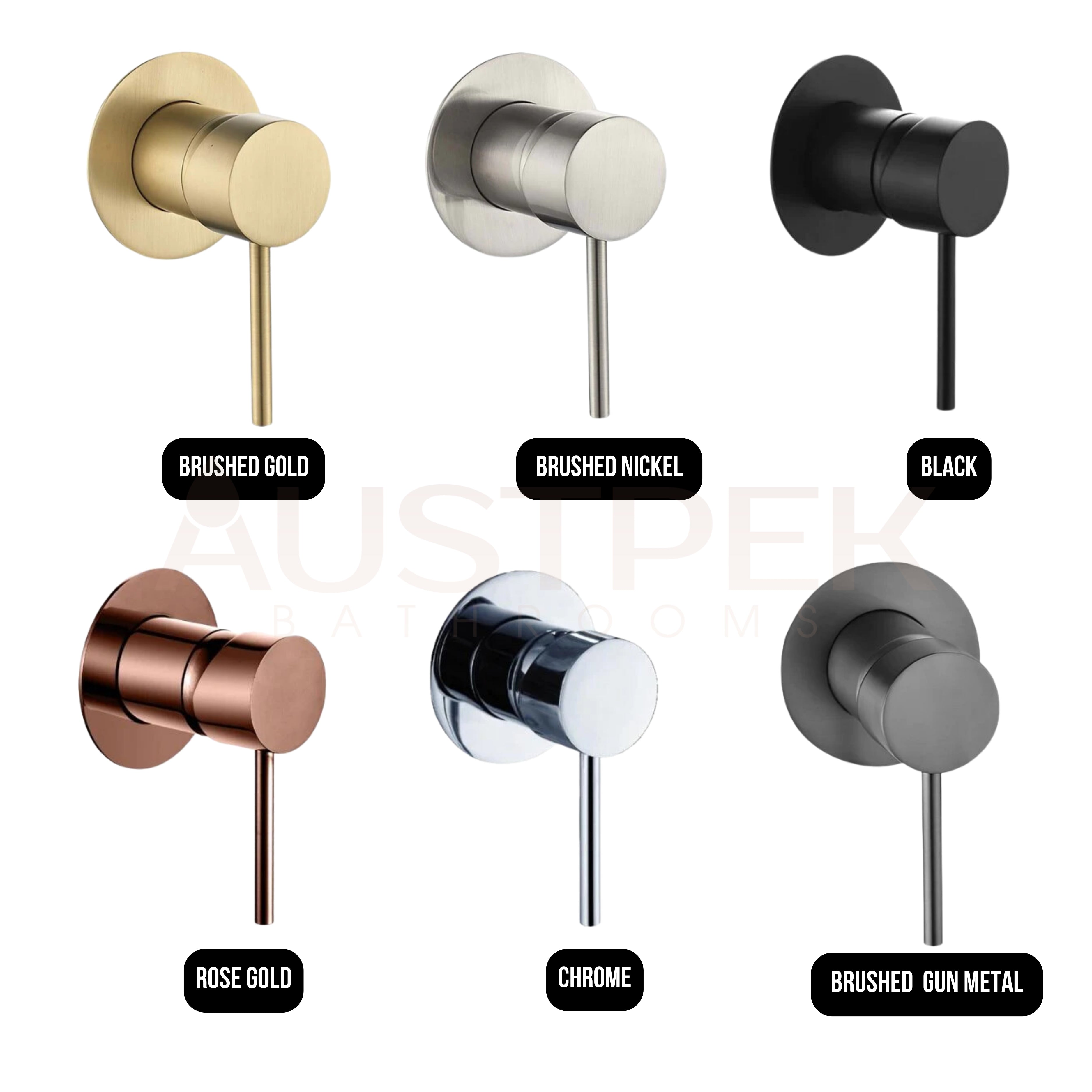 HELLYCAR IDEAL WALL MIXER BRUSHED GUN METAL