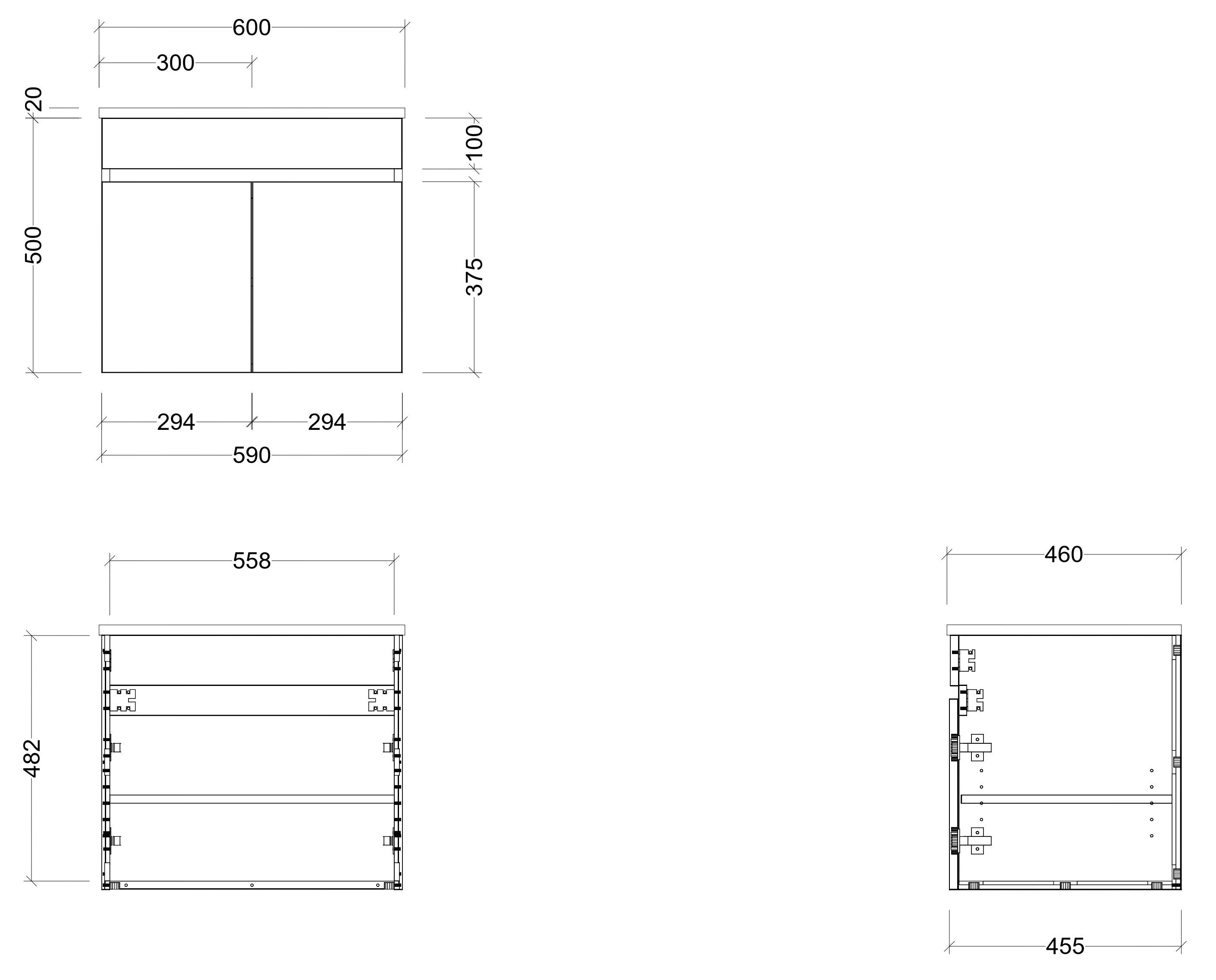 TIMBERLINE INDIANA CUSTOM WALL HUNG VANITY (ALL SIZING)