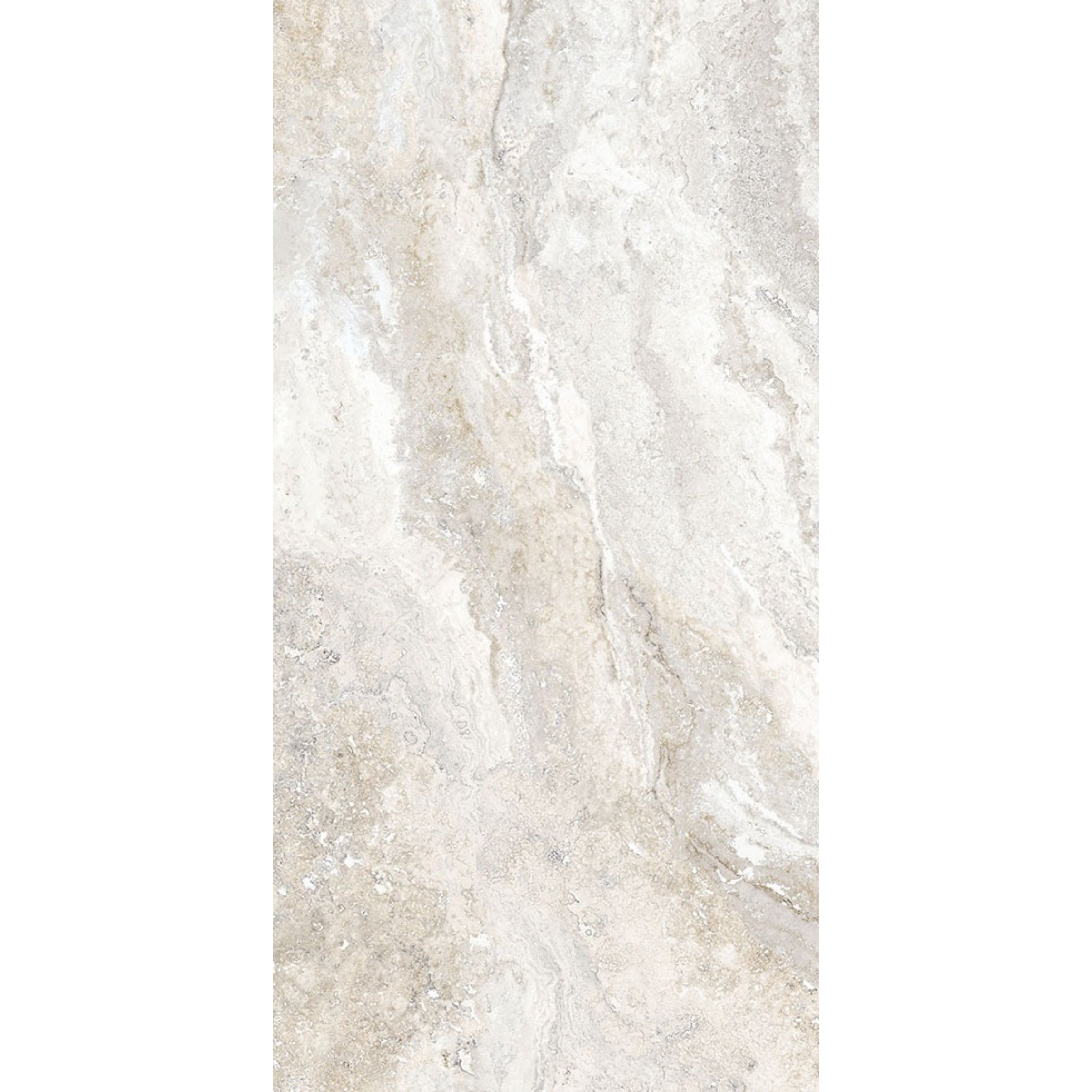 EVERSTONE STONEAGE 3D TRAVERTINE ARGENTO NATURAL 1200X600MM RECTANGULAR TILE (PER BOX)