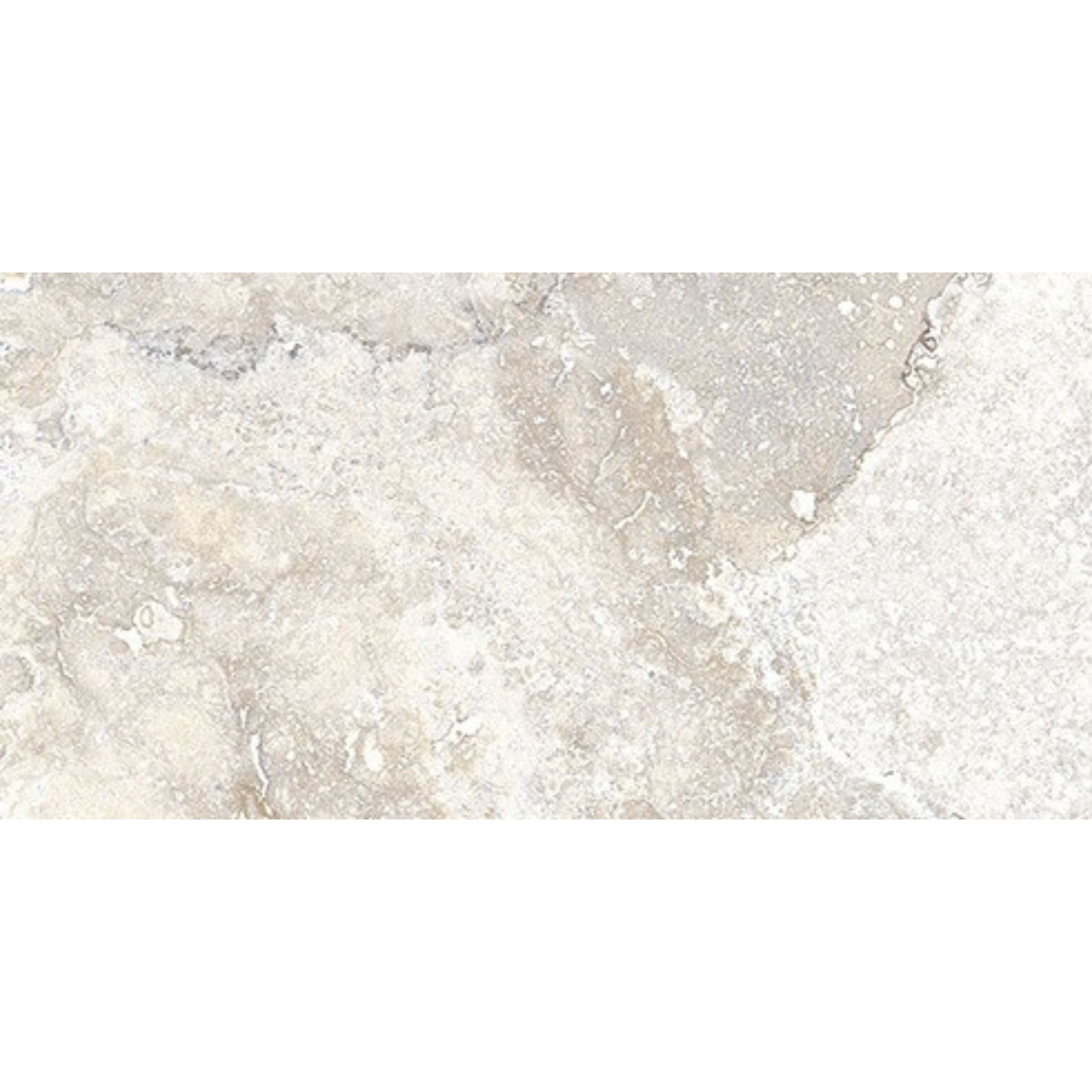 EVERSTONE STONEAGE 3D TRAVERTINE ARGENTO NATURAL 600X300MM RECTANGULAR TILE (PER BOX)