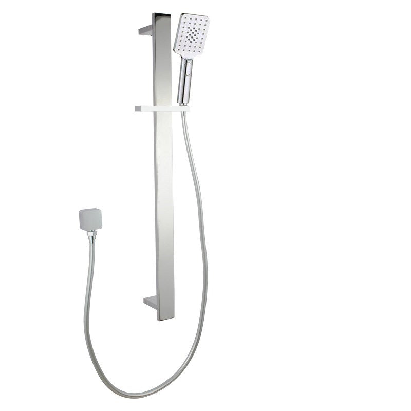 AQUAPERLA SHOWER ON RAIL WITH HAND HELD SHOWER CHROME