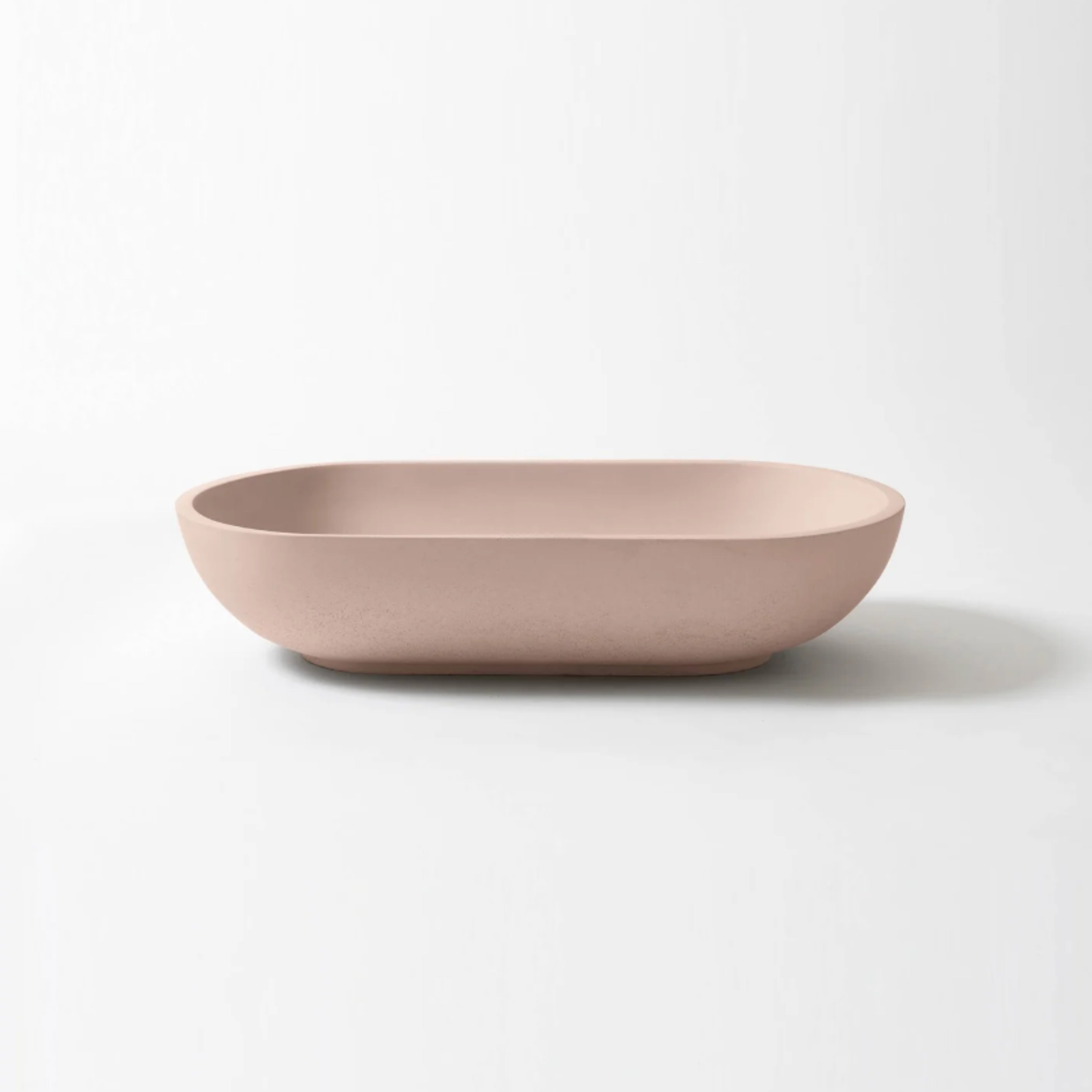 CONCRETE STUDIO KAARLA OVAL ABOVE COUNTER BASIN QUARTZ 540MM