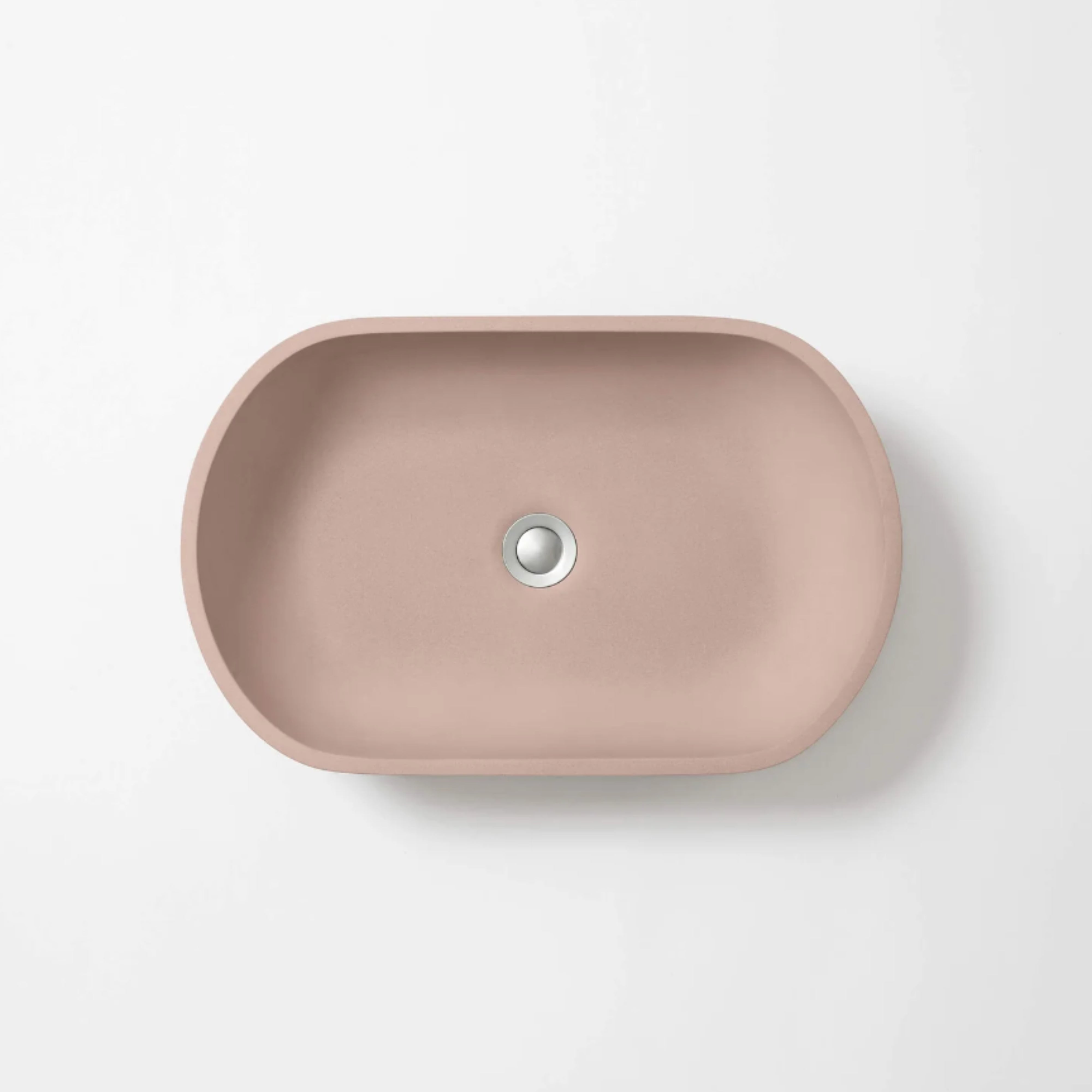 CONCRETE STUDIO KAARLA OVAL ABOVE COUNTER BASIN QUARTZ 540MM