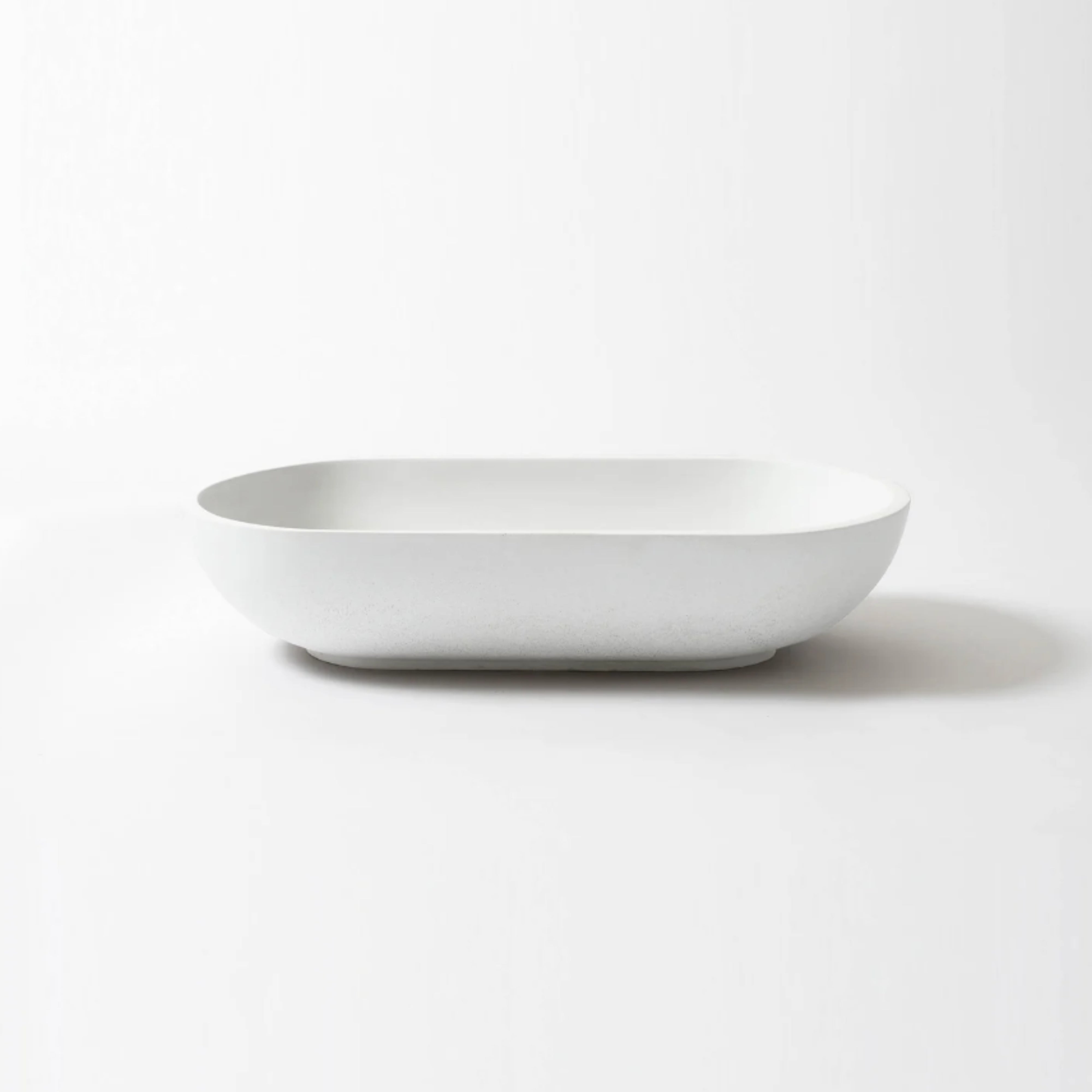 CONCRETE STUDIO KAARLA OVAL ABOVE COUNTER BASIN WHITE 540MM