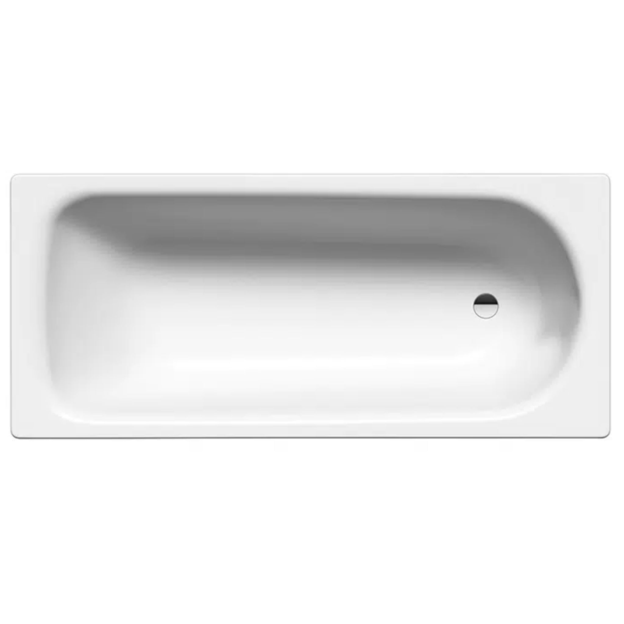 KALDEWEI EUROWA BUILT-IN ENAMEL STEEL BATHTUB ALPINE WHITE (MULTIPLE SIZES AVAILABLE)