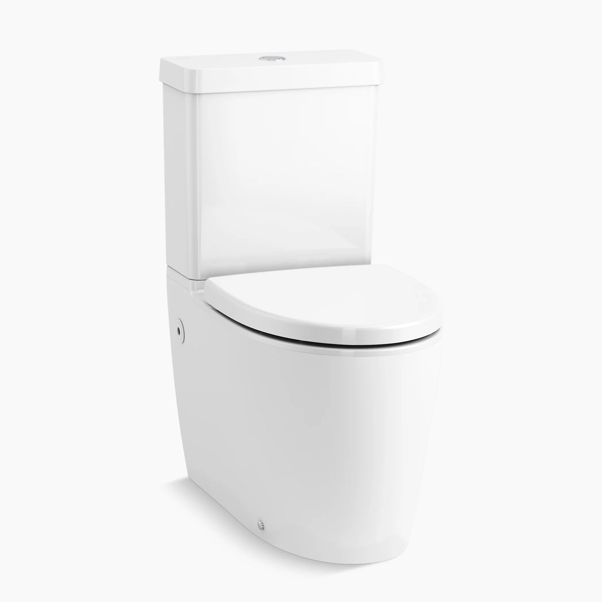 KOHLER GRANDE BACK TO WALL RIMLESS TOILET SUITE GLOSS WHITE