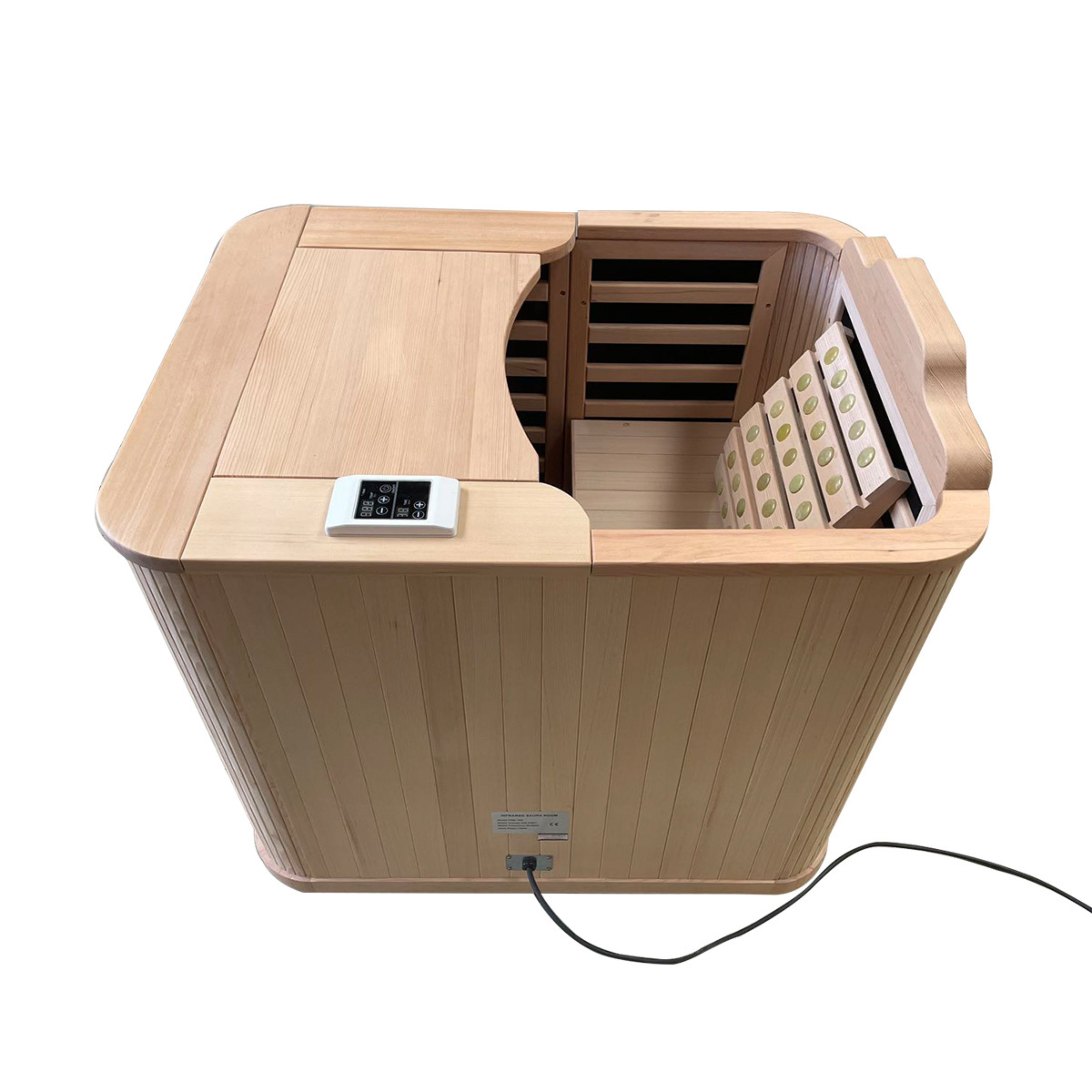 KYLIN SPACE SAVING 1 PERSON HALF BODY INFRARED SAUNA CABIN