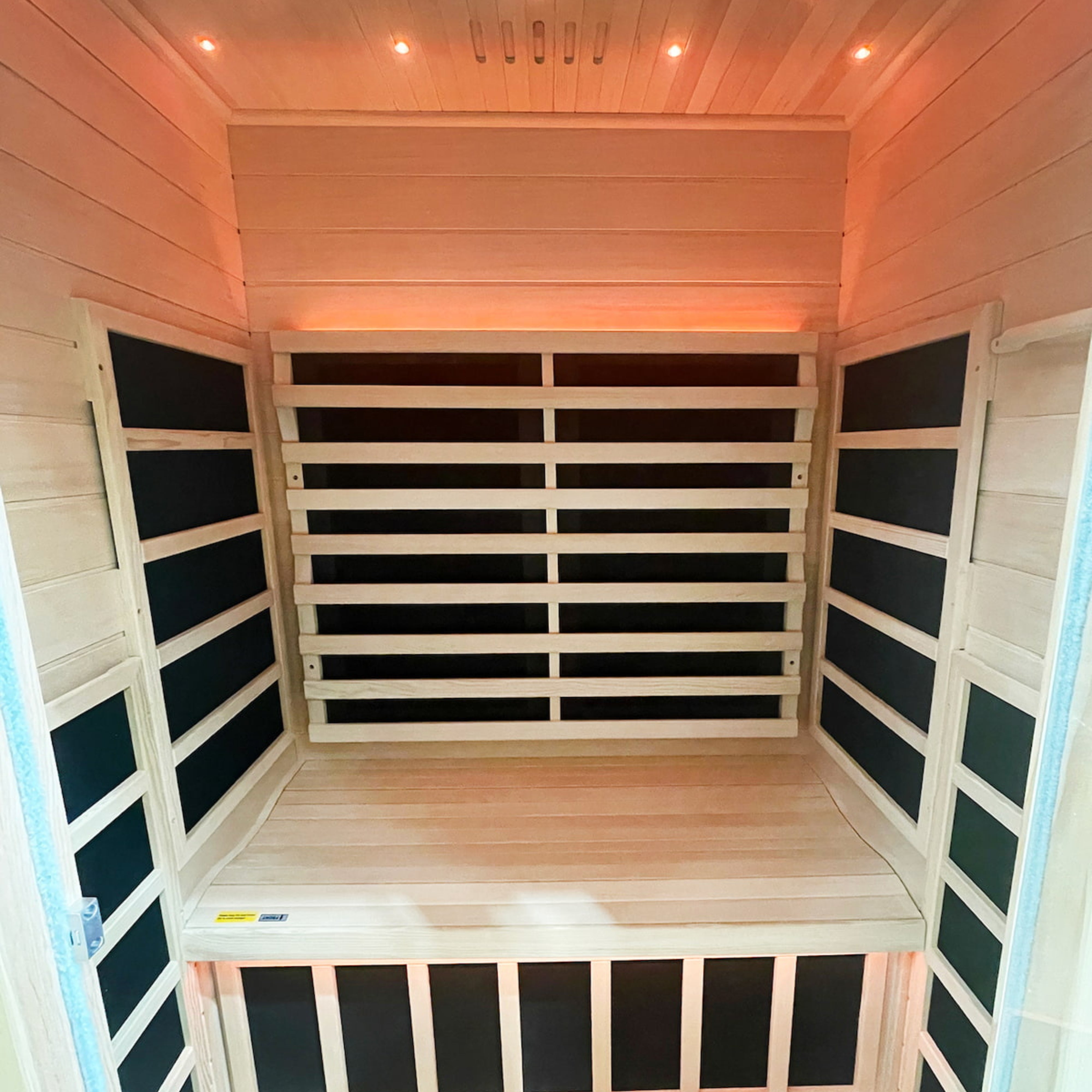 KYLIN SUPERIOR CARBON 2 PERSON FAR INFRARED SAUNA LOW EMF