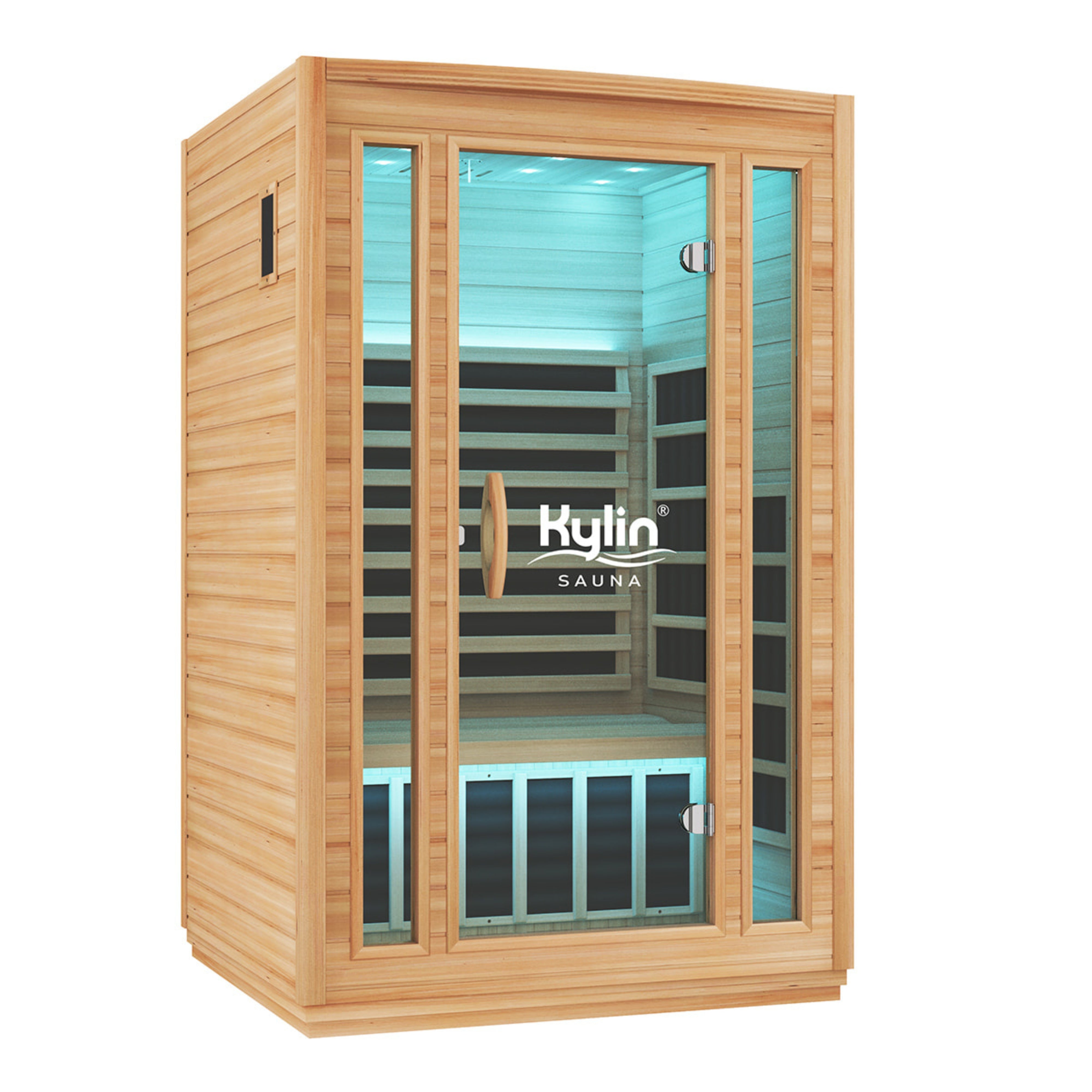 KYLIN SUPERIOR CARBON 2 PERSON FAR INFRARED SAUNA LOW EMF