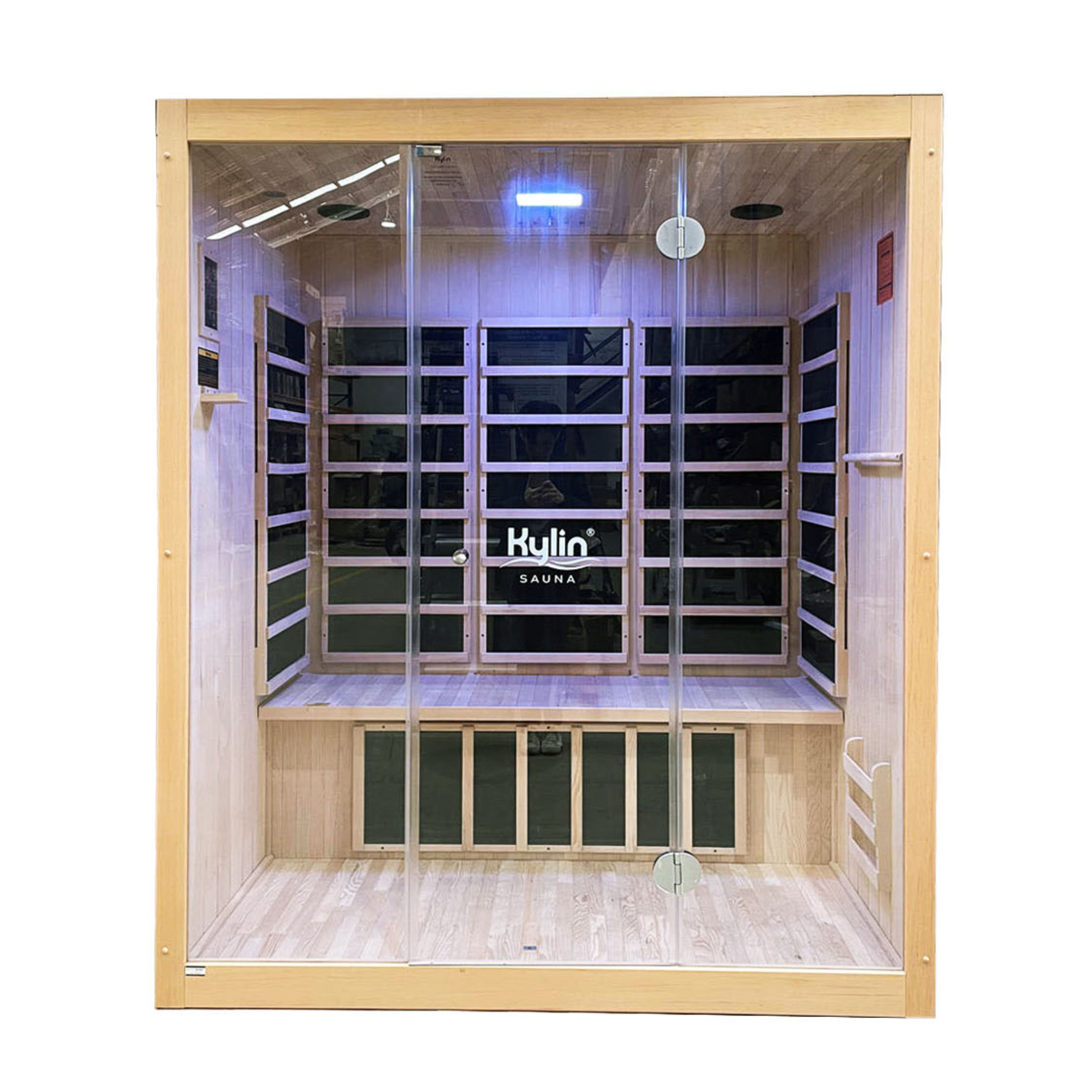 KYLIN PANORAMA CARBON 3 PERSON FAR INFRARED SAUNA ROOM