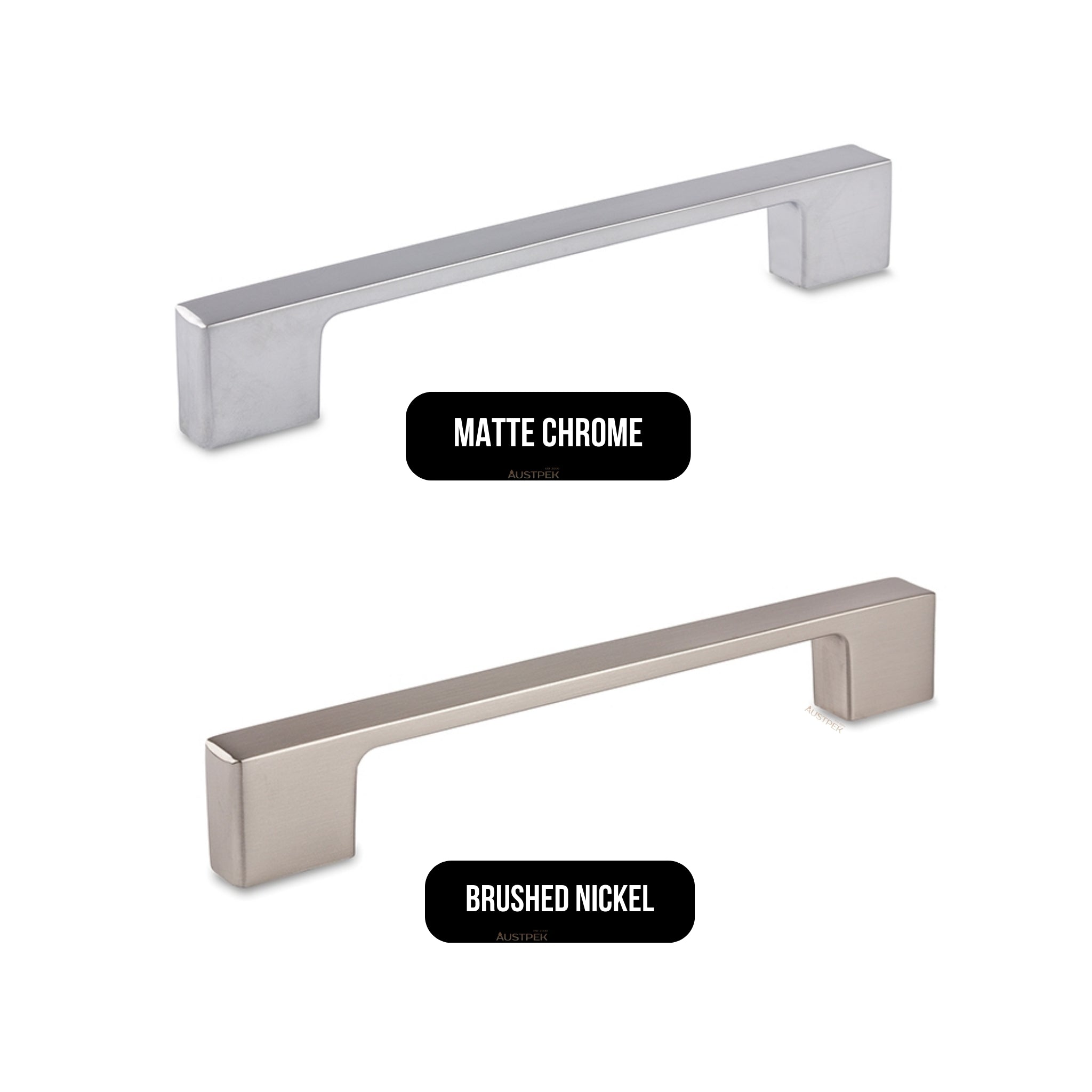 MODULR KNOB HANDLE BRUSHED NICKEL (AVAILABLE IN 128MM AND 160MM)