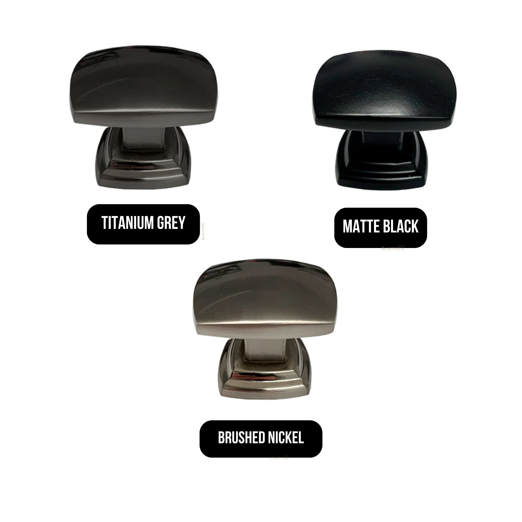 MODULR KNOB HANDLE MATTE BLACK 43MM