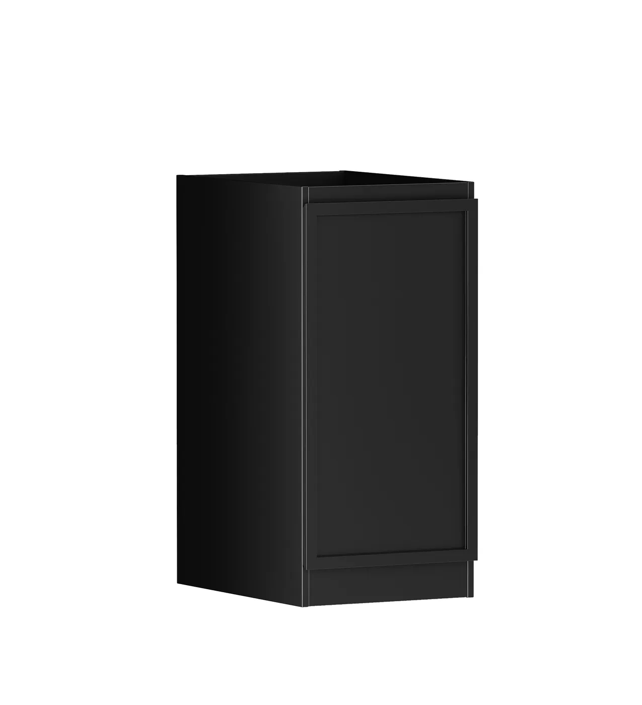 OTTI HAMPSHIRE MATTE BLACK 415MM BASE LAUNDRY CABINET