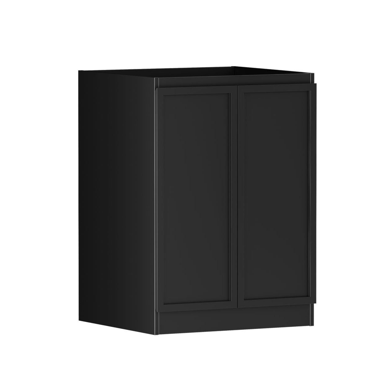 OTTI HAMPSHIRE MATTE BLACK 650MM BASE LAUNDRY CABINET