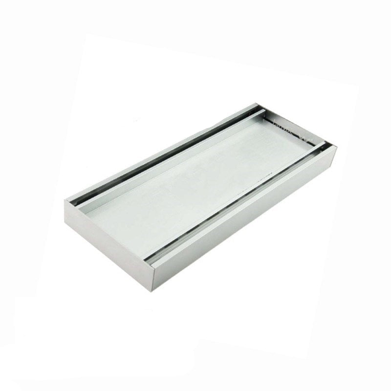 AQUAPERLA TILE INSERT GRATE CHROME (AVAILABLE IN 100X26MM AND 100X21MM)