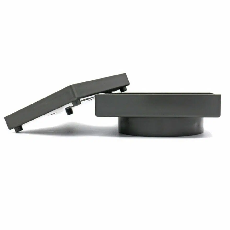 AQUAPERLA TILE INSERT DRAIN 115MM GUN METAL